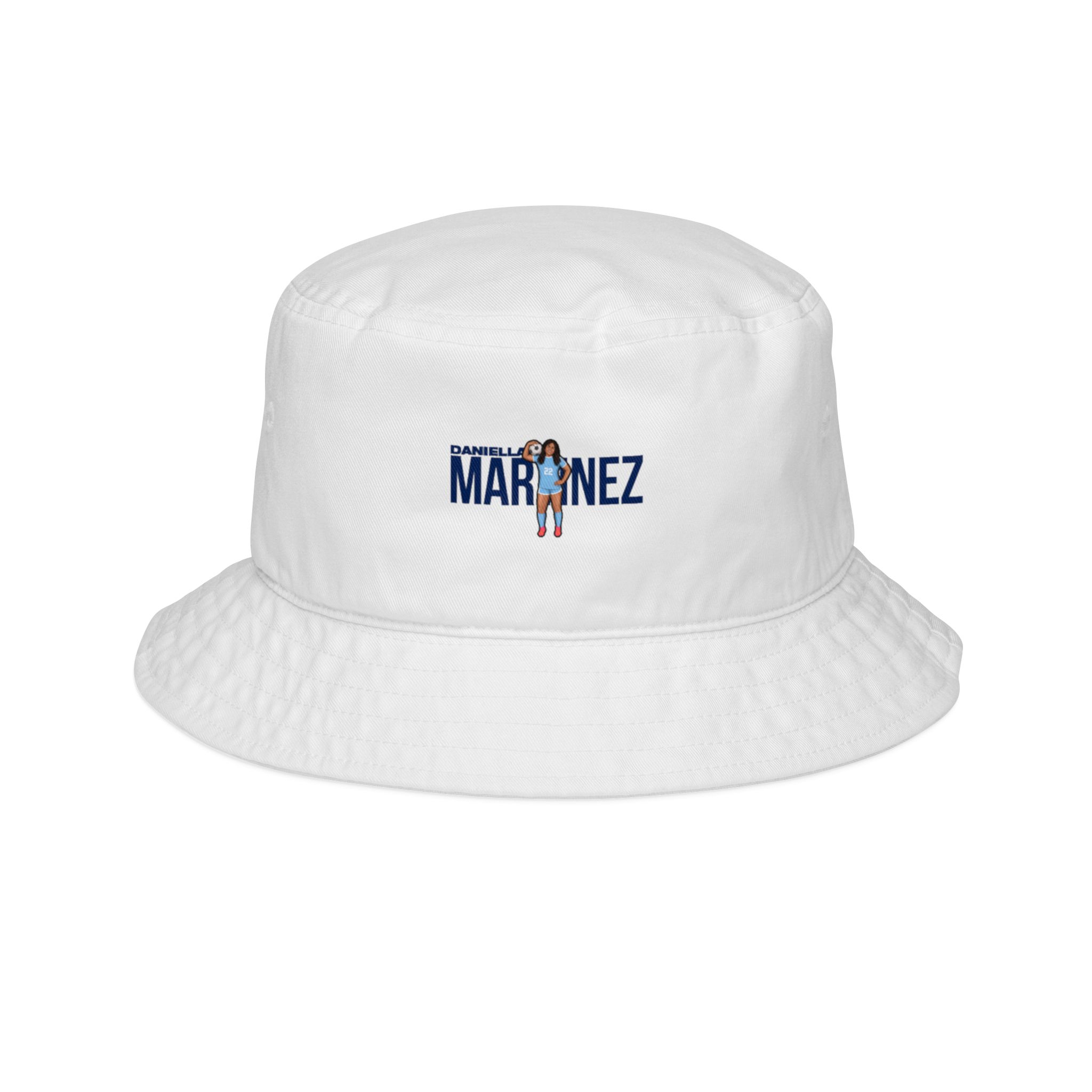 Bucket Hat — character_player_name in White