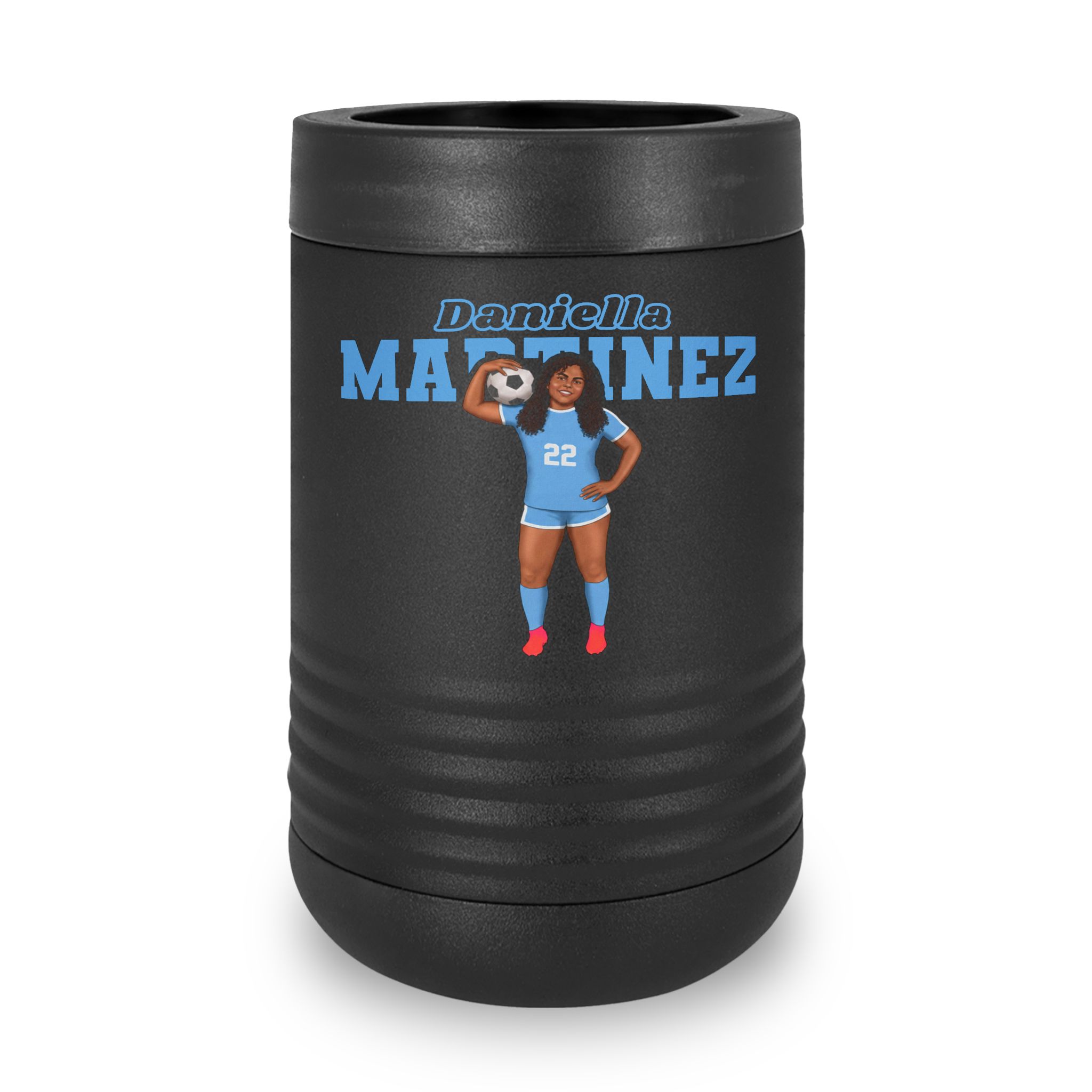 Stainless Can Cooler — character_name_arch in Black