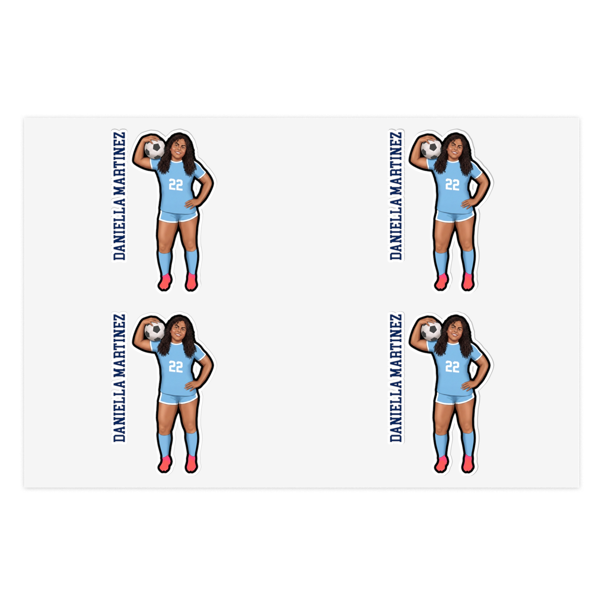 Sticker Sheet — character_name_vertical in Classic