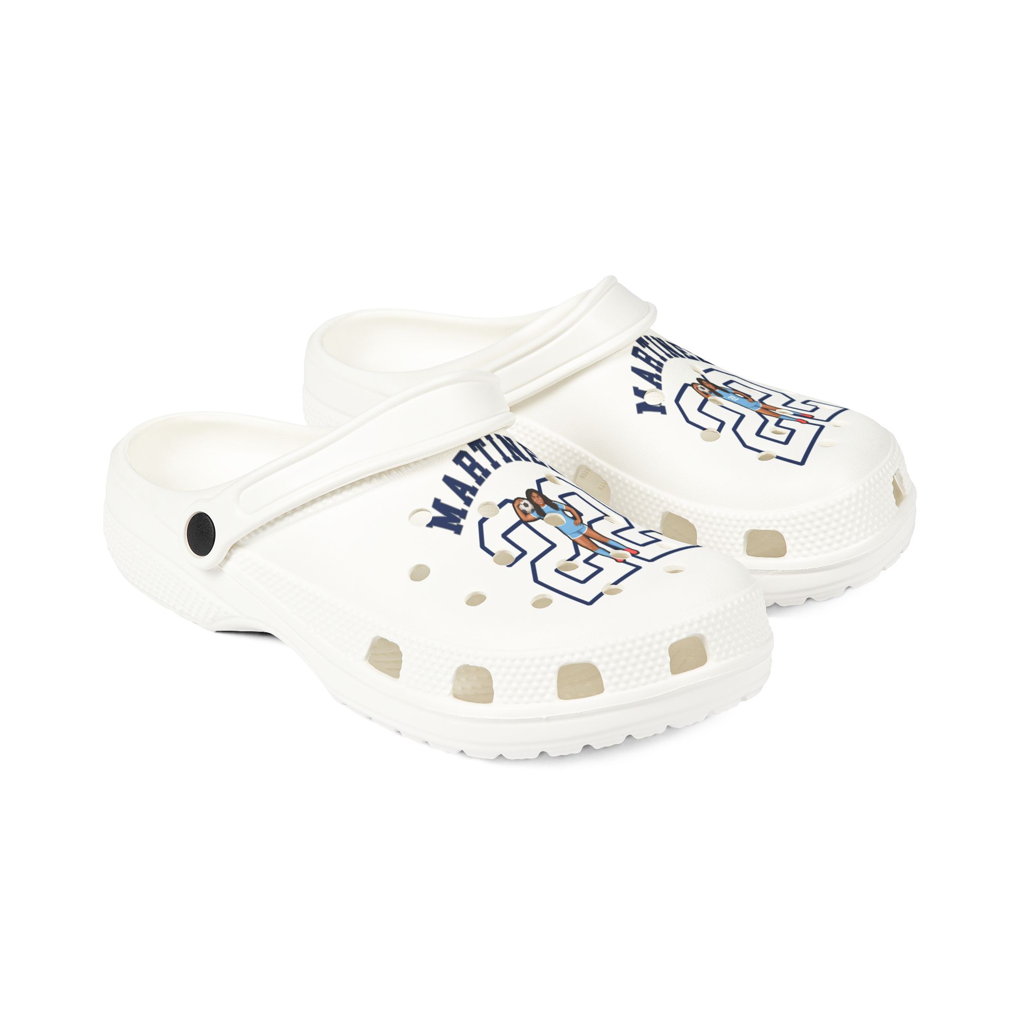 Rubber Clogs — character_shirsey_arch in White