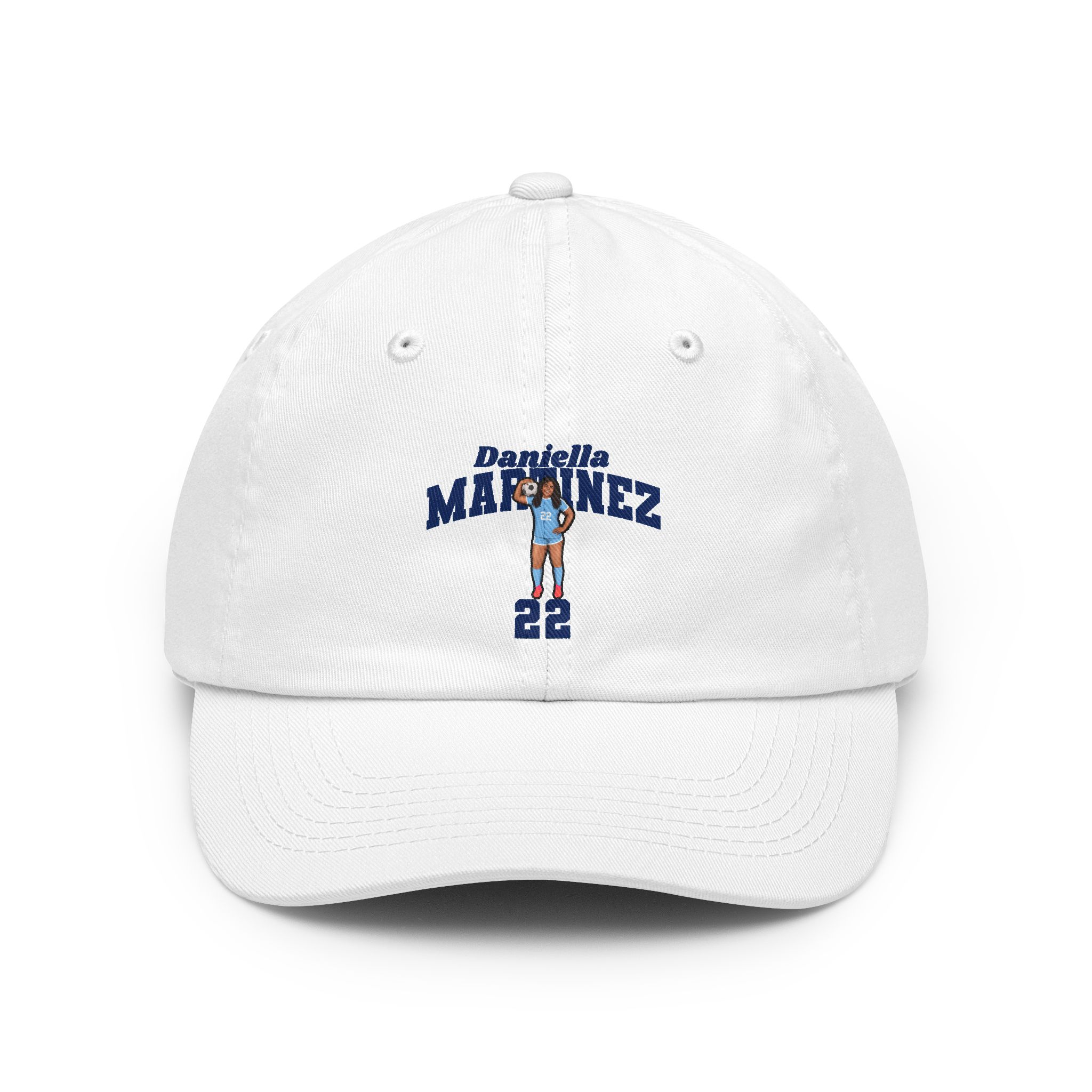 Classic Cap — character_signature_arch in White