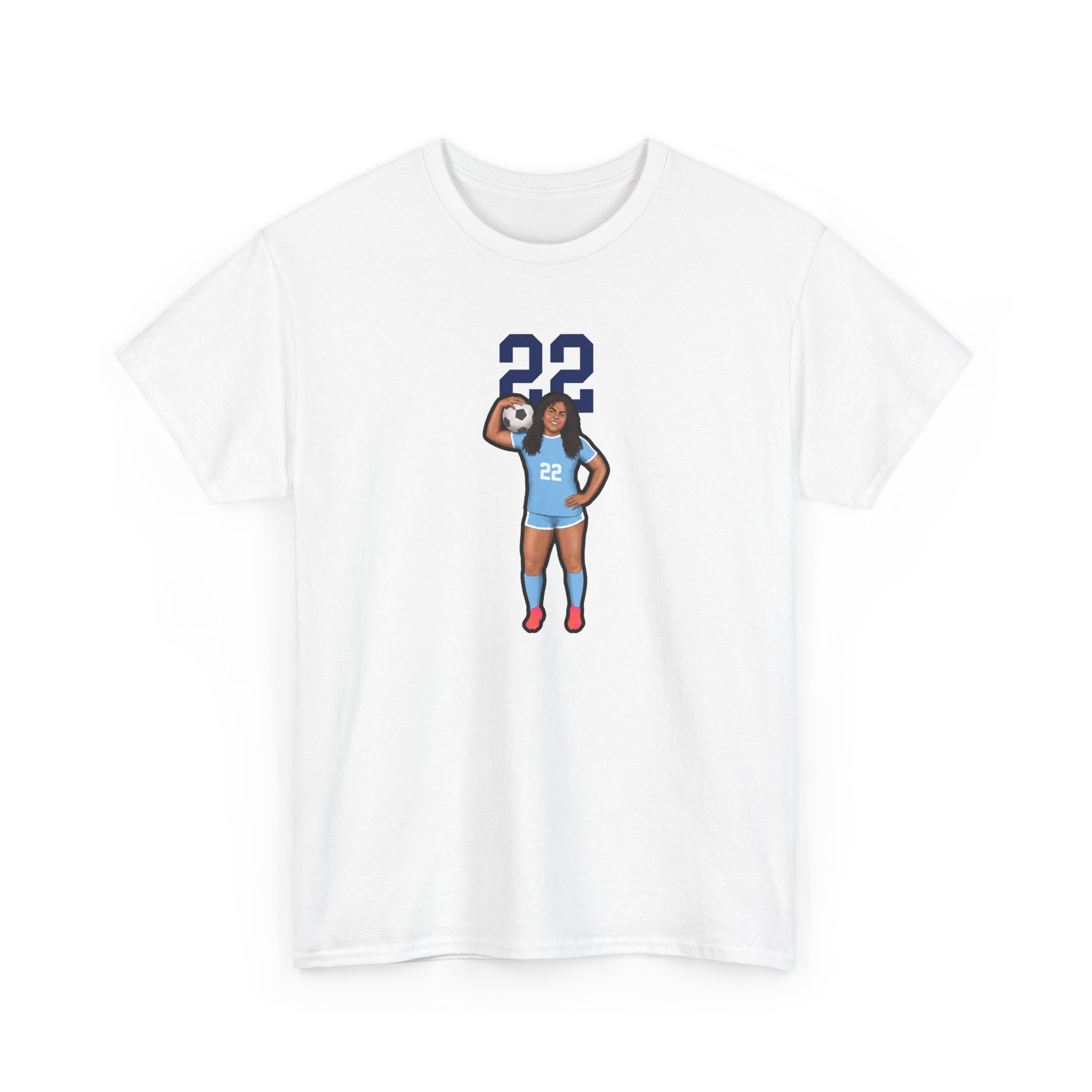 Tee — character_number_top in White