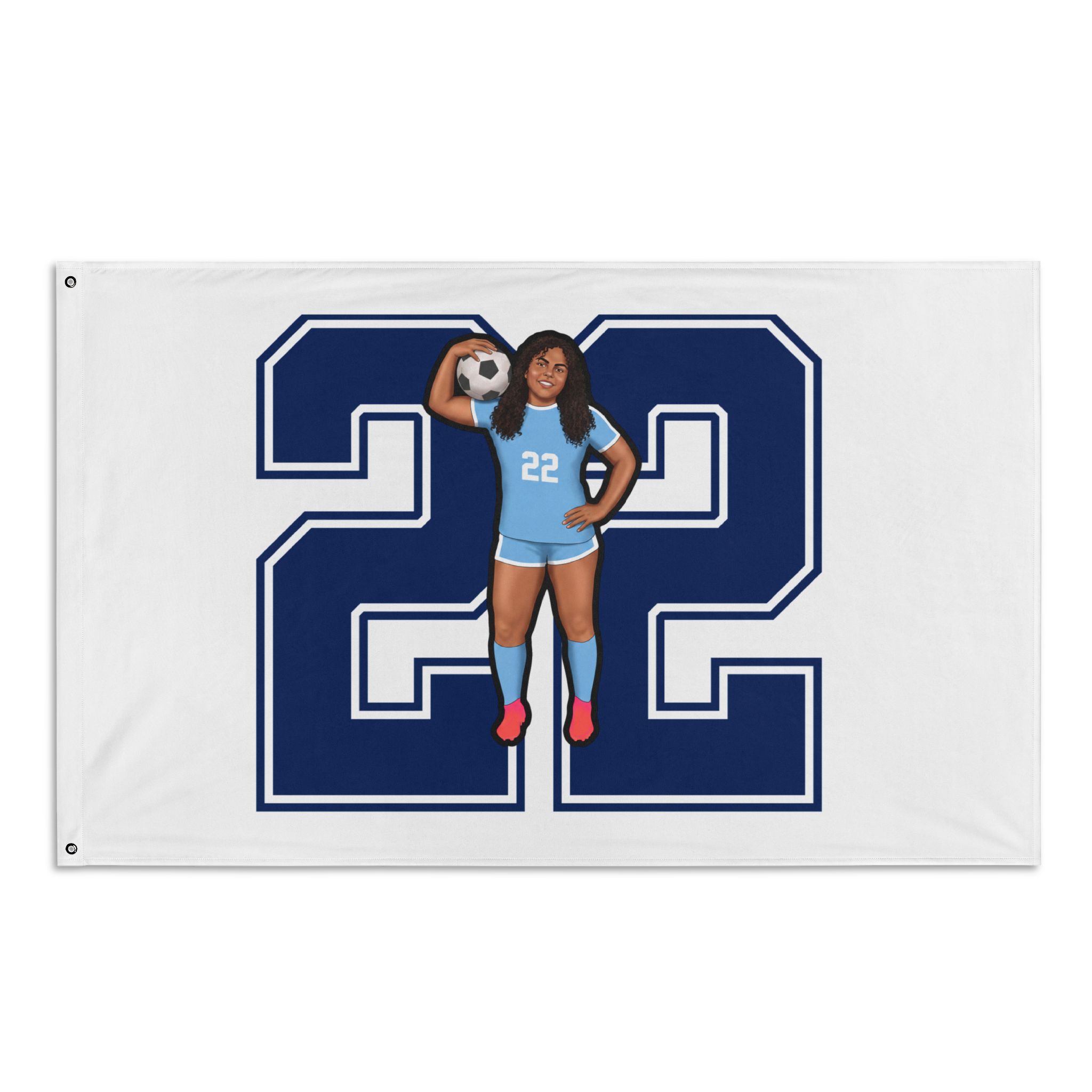 Flag (35 × 56 in) — character_number in Classic