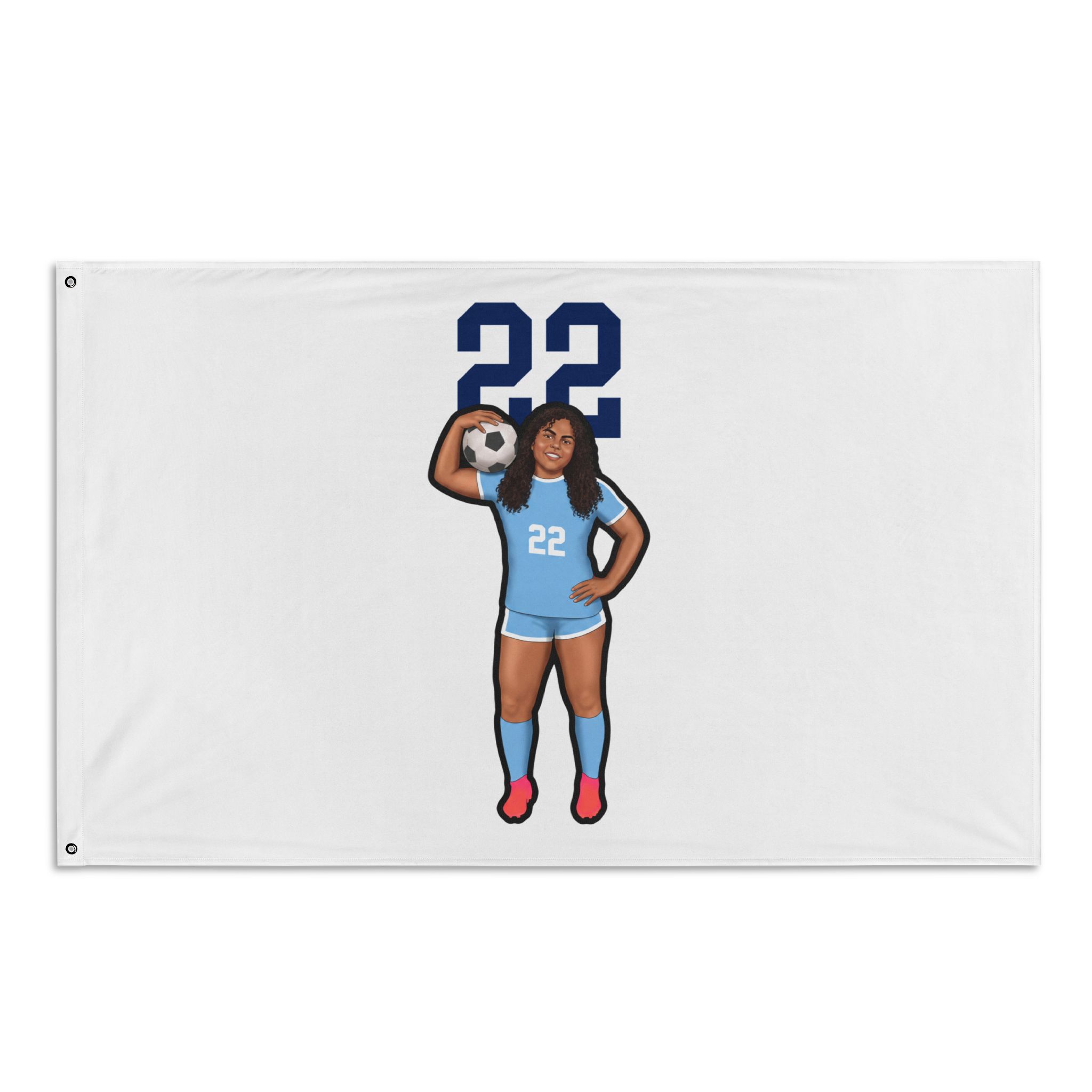 Flag (35 × 56 in) — character_number_top in Classic