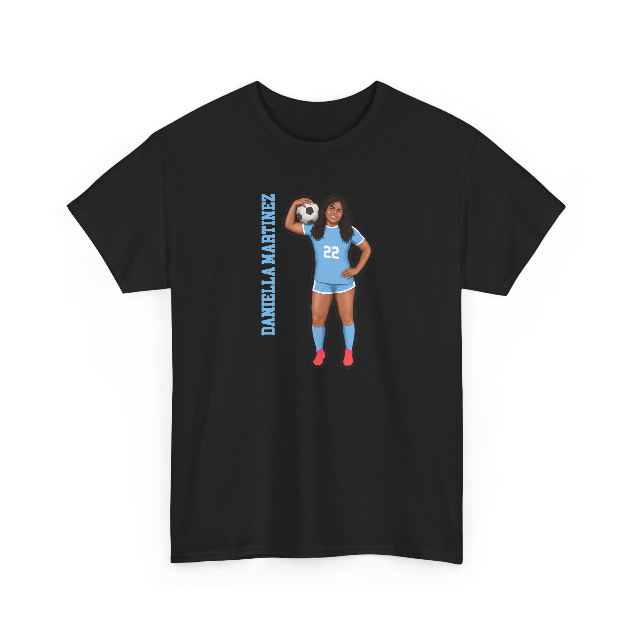 Tee — character_name_vertical in Black