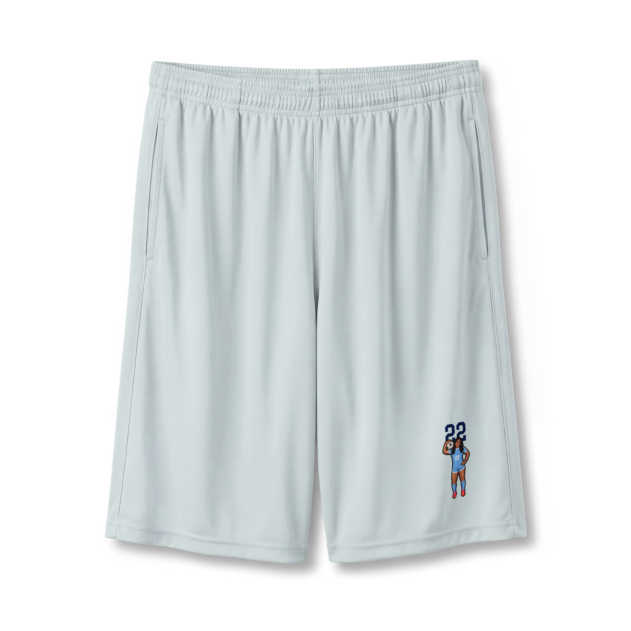 Shorts — character_number_top in Silver