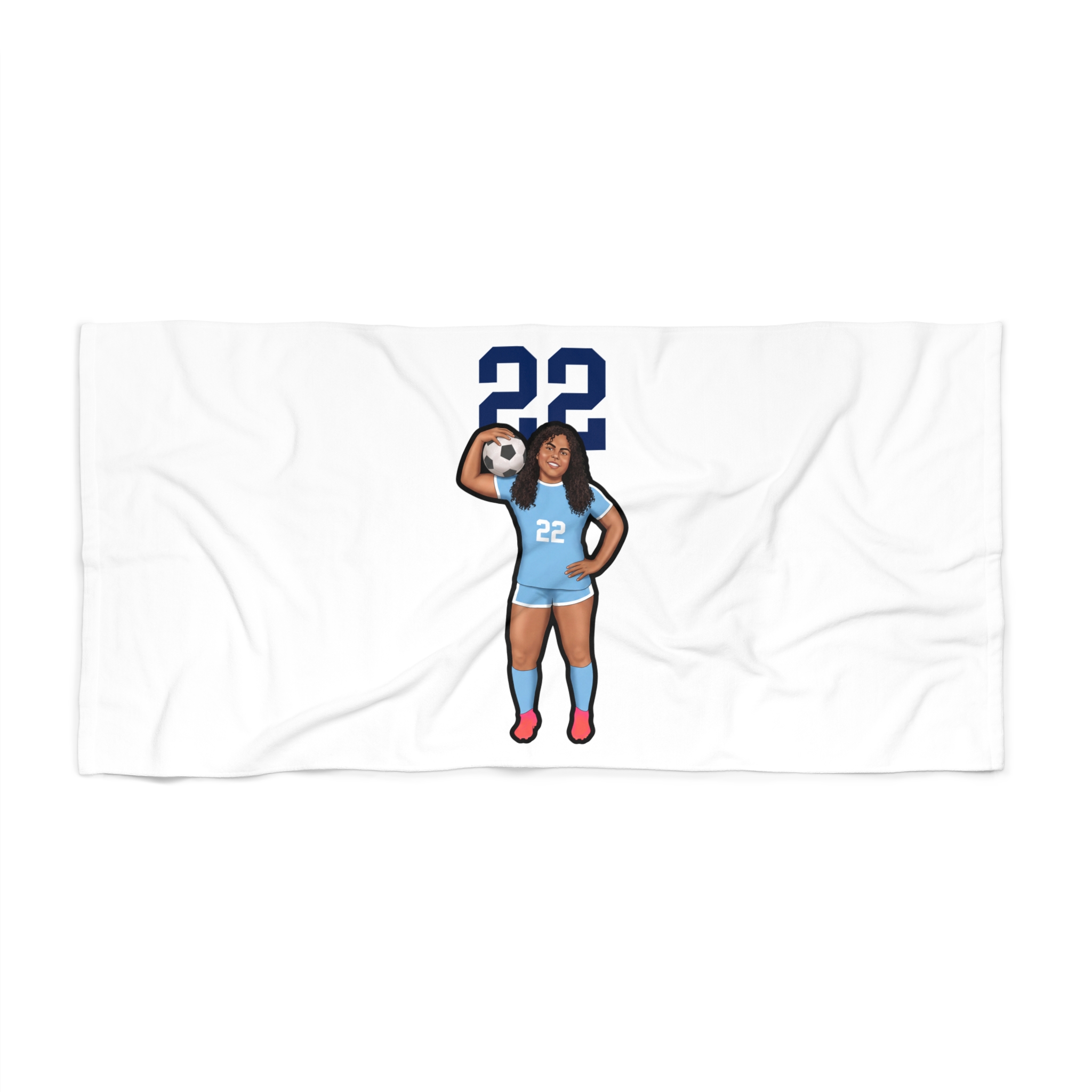 Beach Towel — character_number_top in Classic