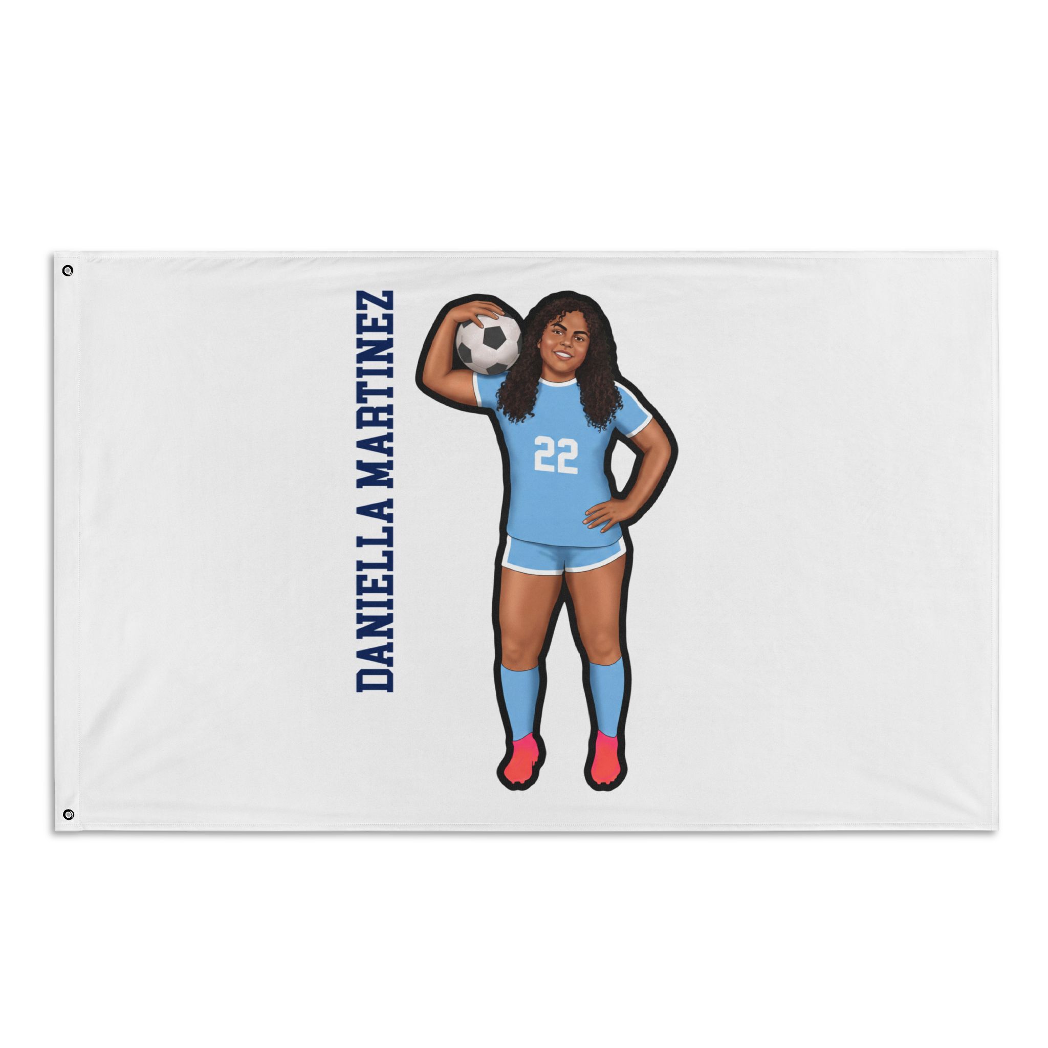Flag (35 × 56 in) — character_name_vertical in Classic