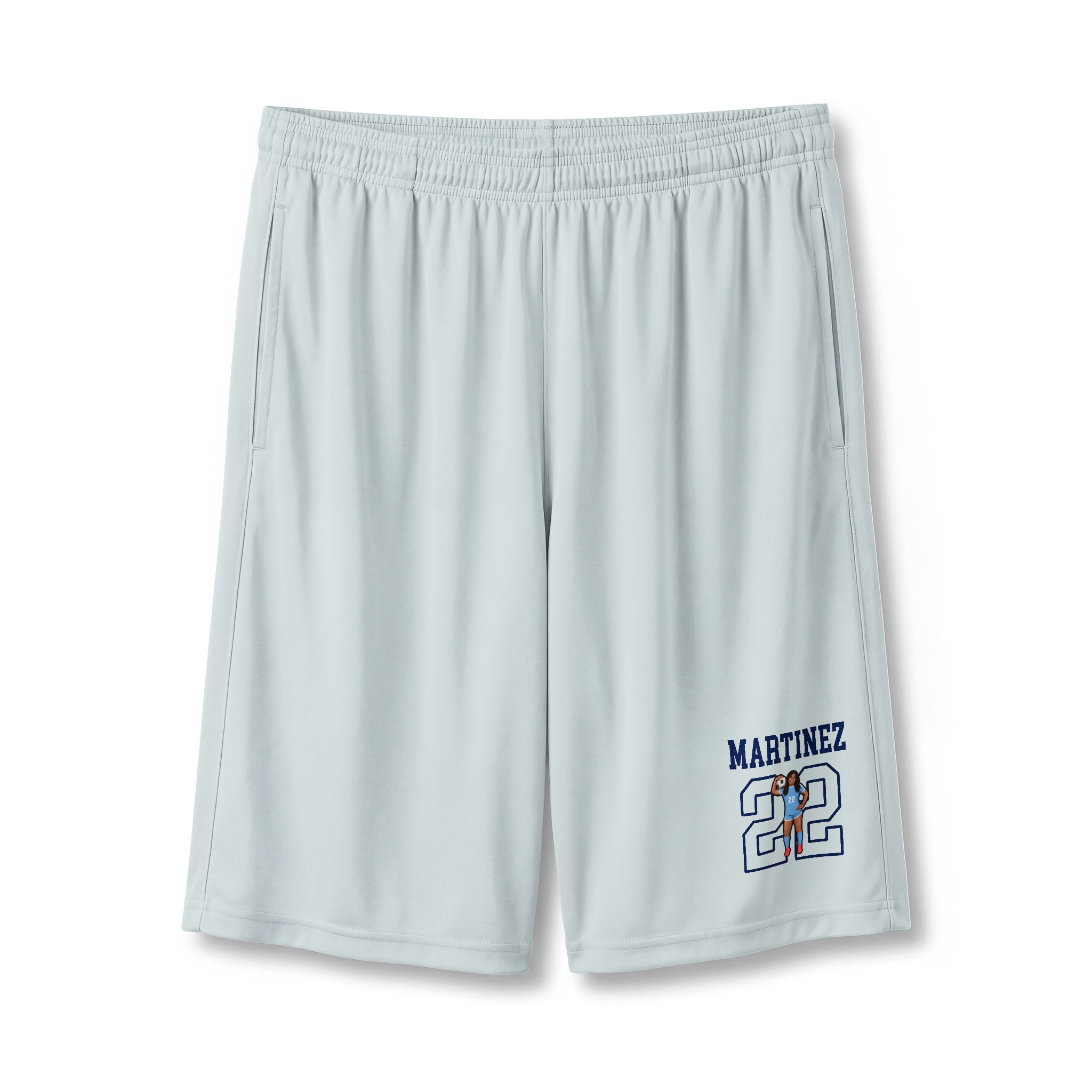Shorts — character_shirsey in Silver