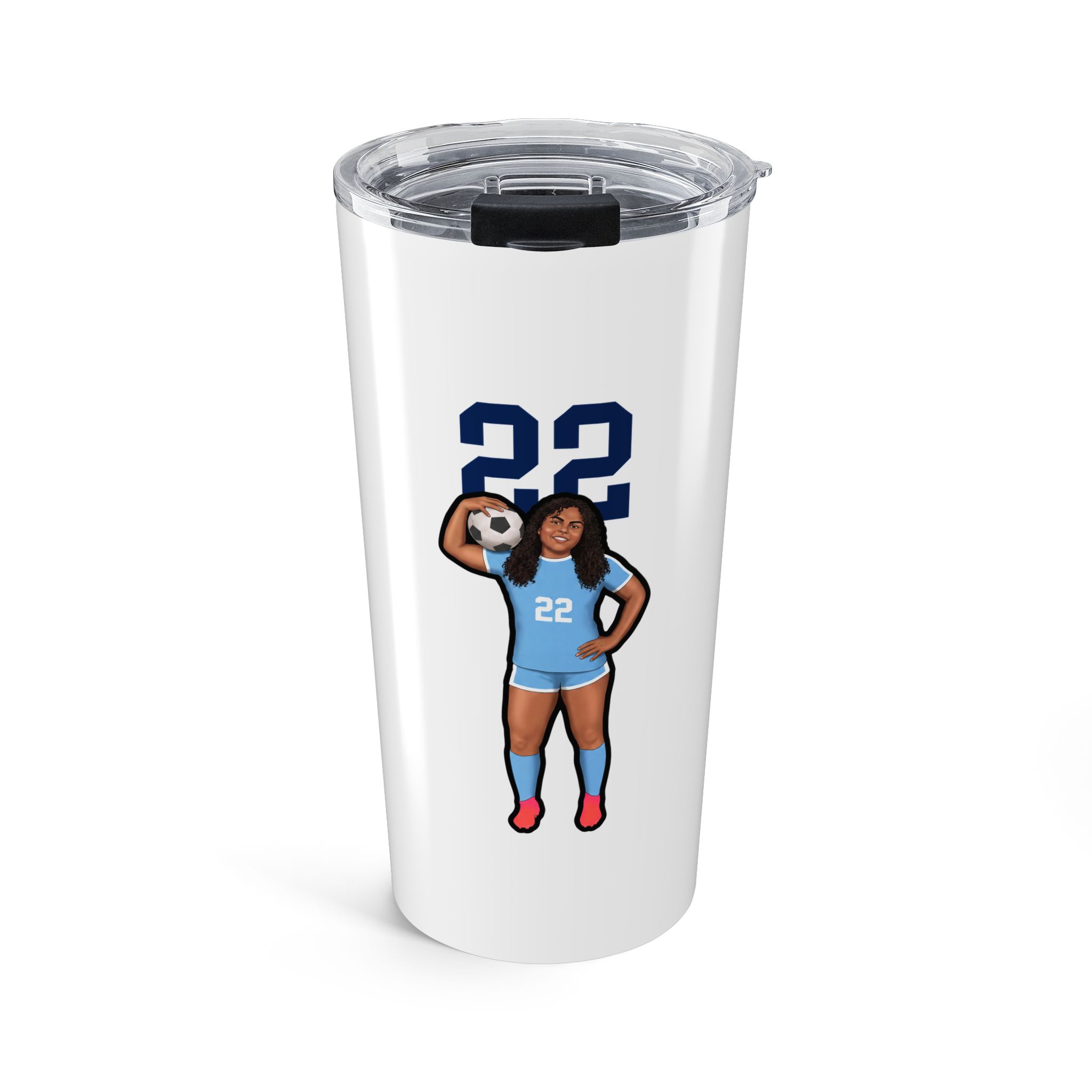 20oz Tumbler — character_number_top in Classic