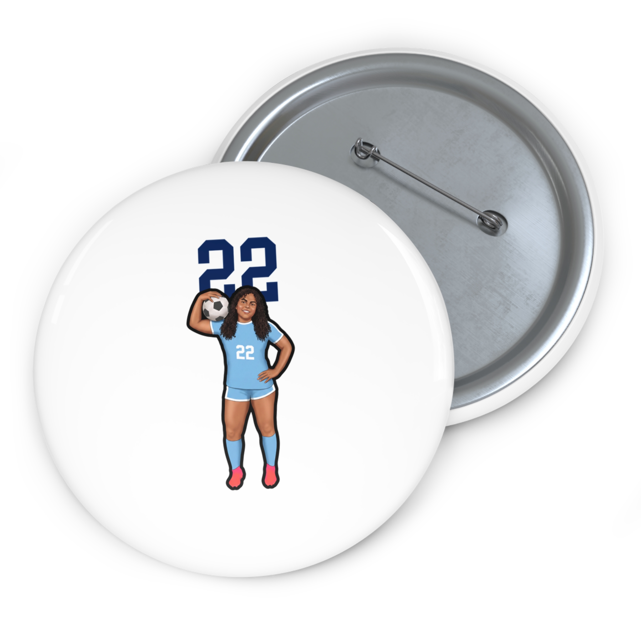 Game Day Pin — character_number_top in Classic