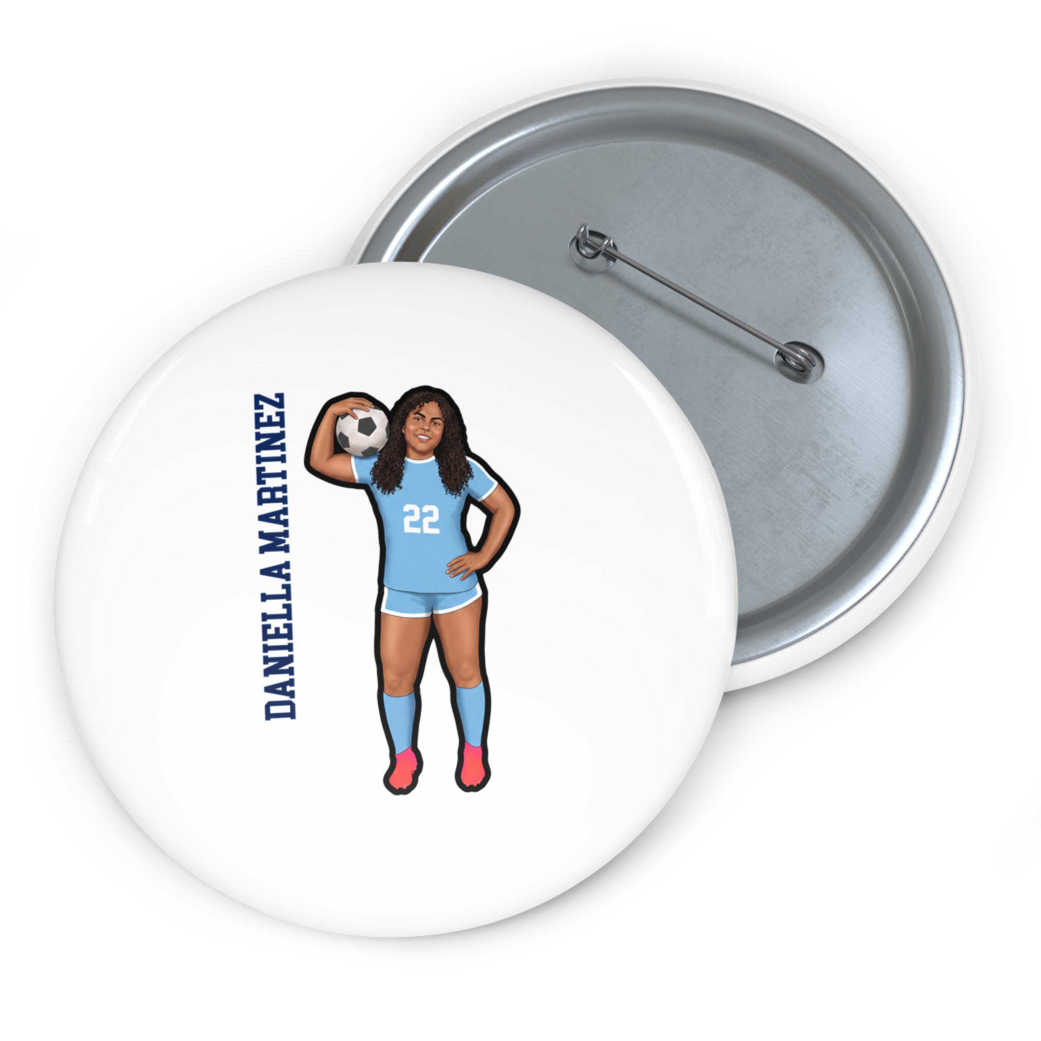 Game Day Pin — character_name_vertical in Classic