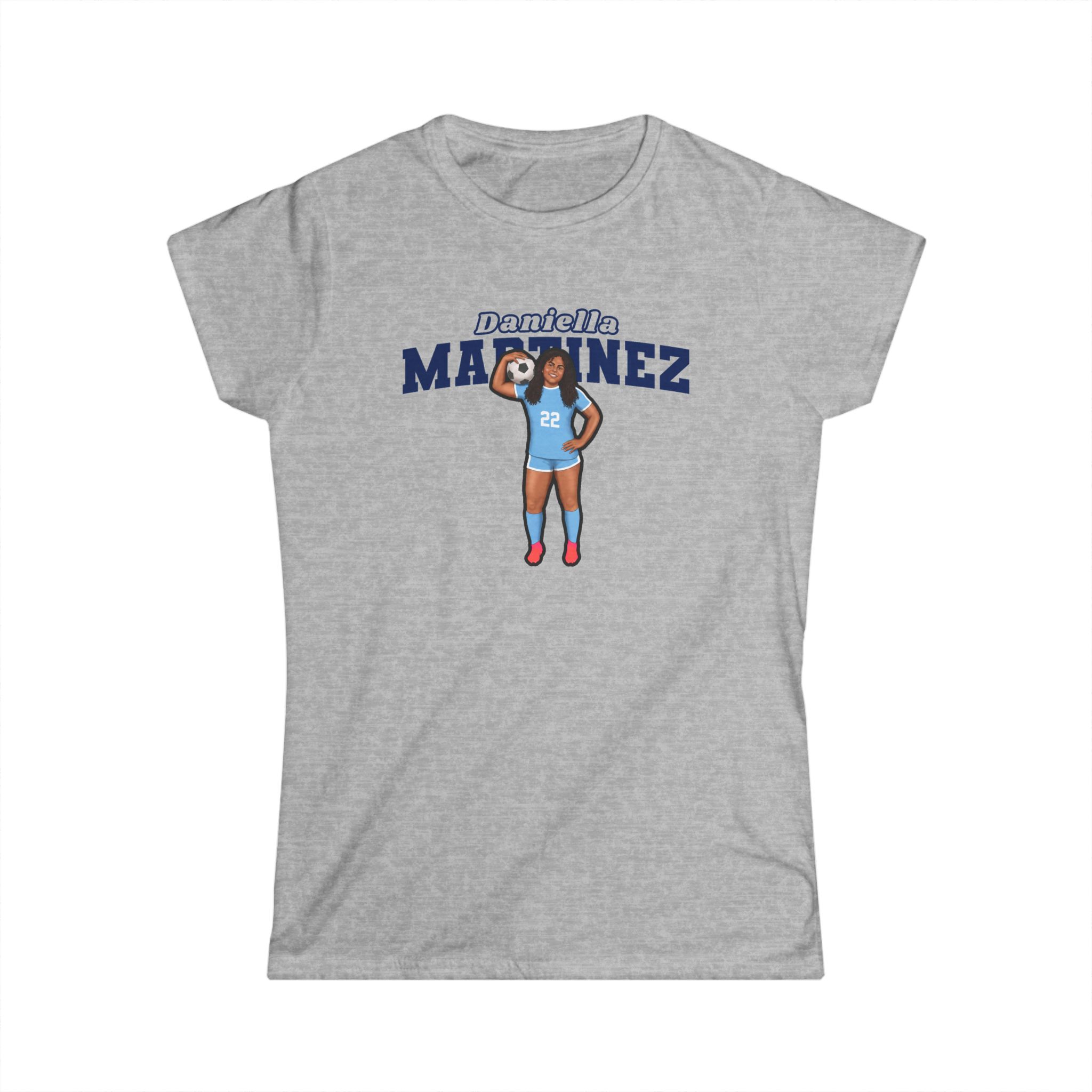 Women's Softstyle Tee — character_name_arch in Grey