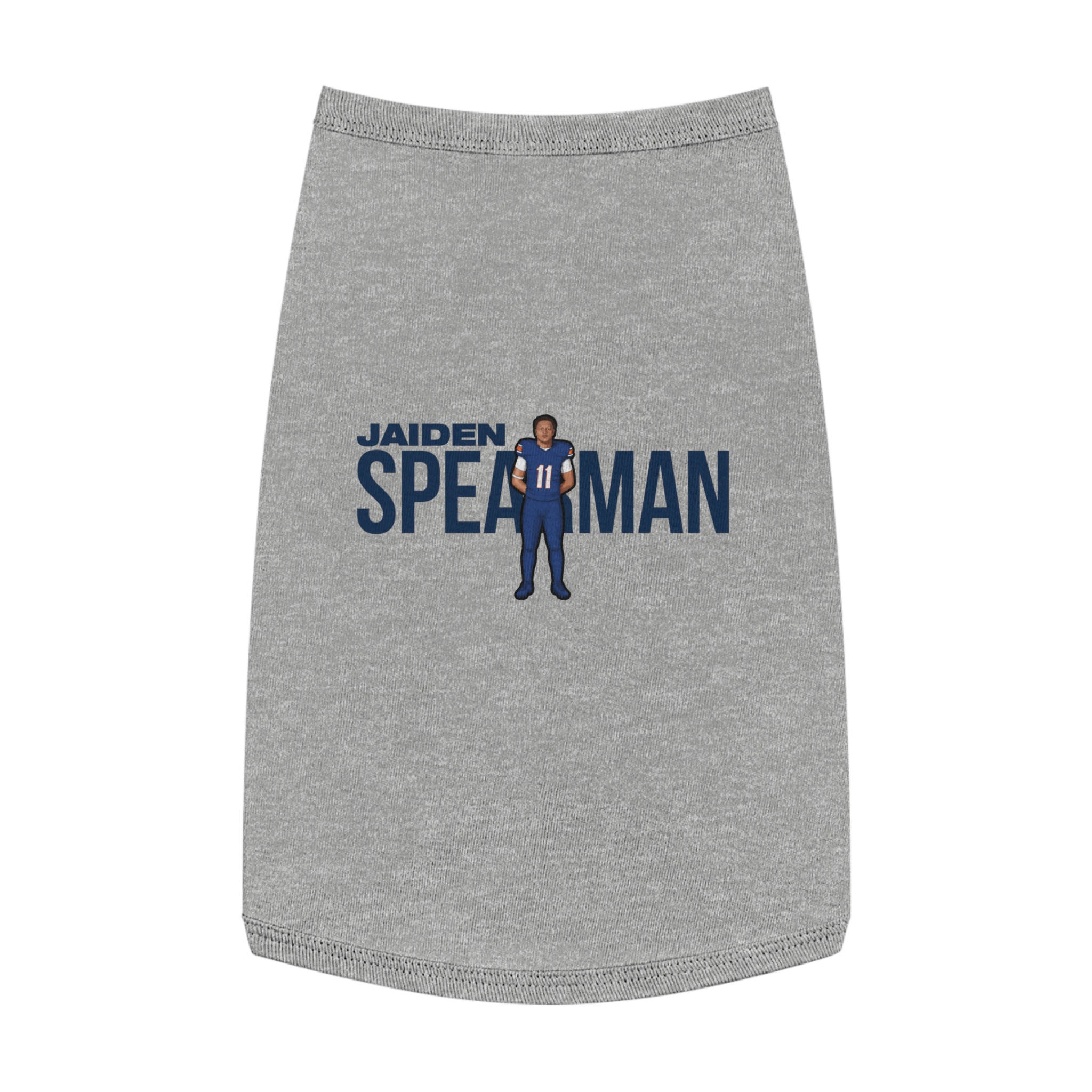 Pet Tank Top — character_player_name in White