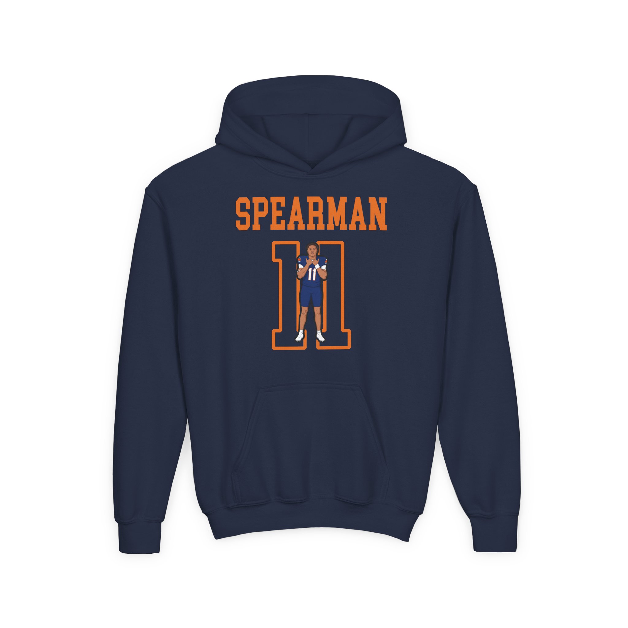 Youth Hoodie — character_shirsey in Navy