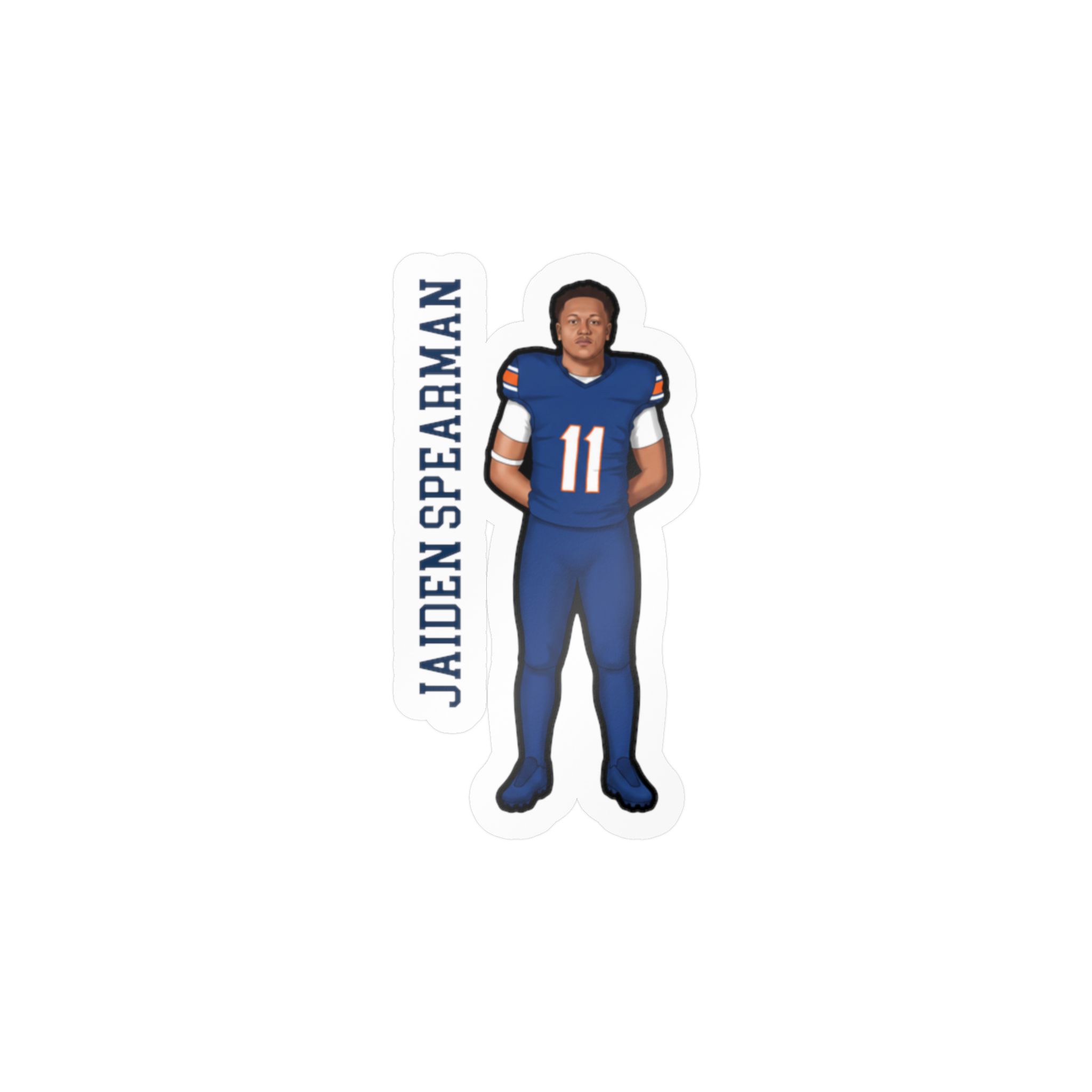 Vinyl Sticker — character_name_vertical in Classic