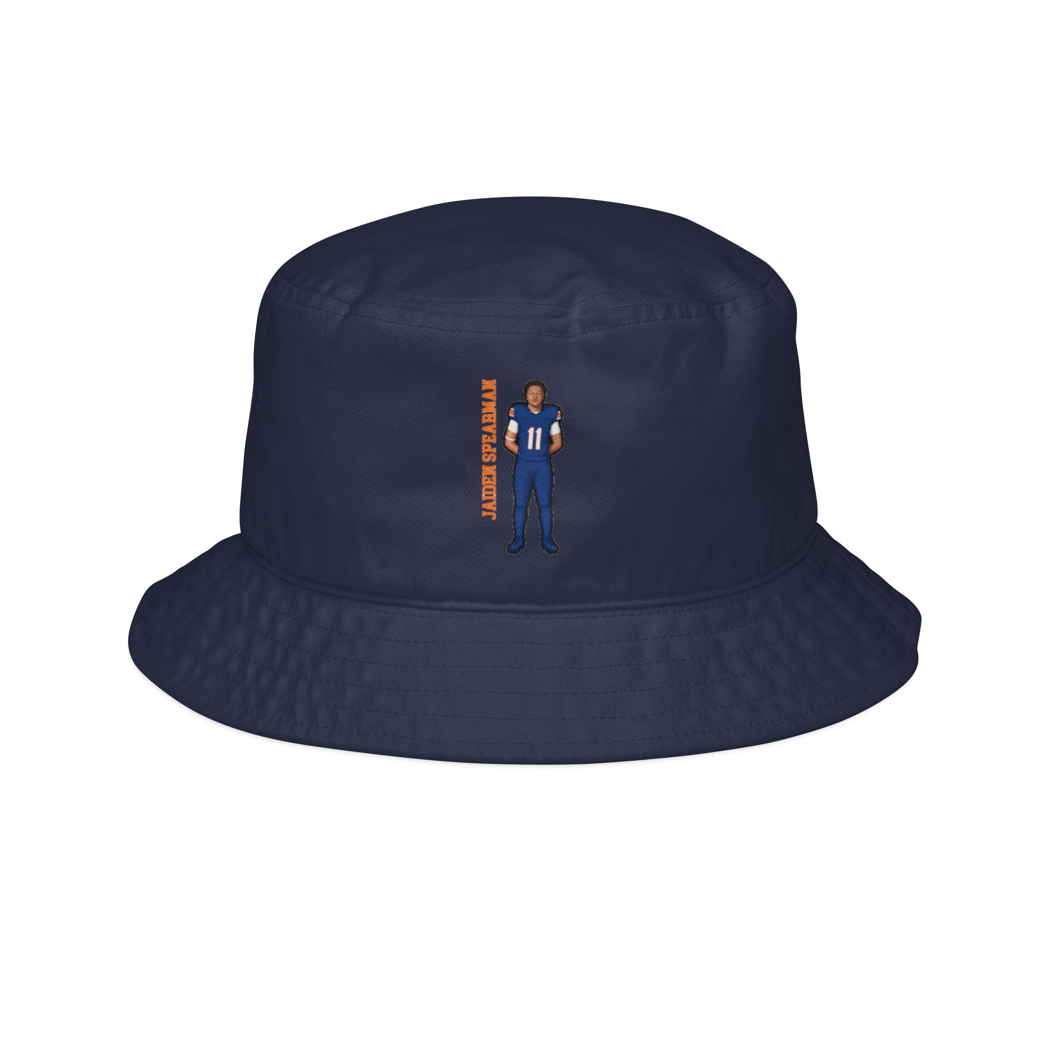 Bucket Hat — character_name_vertical in Navy