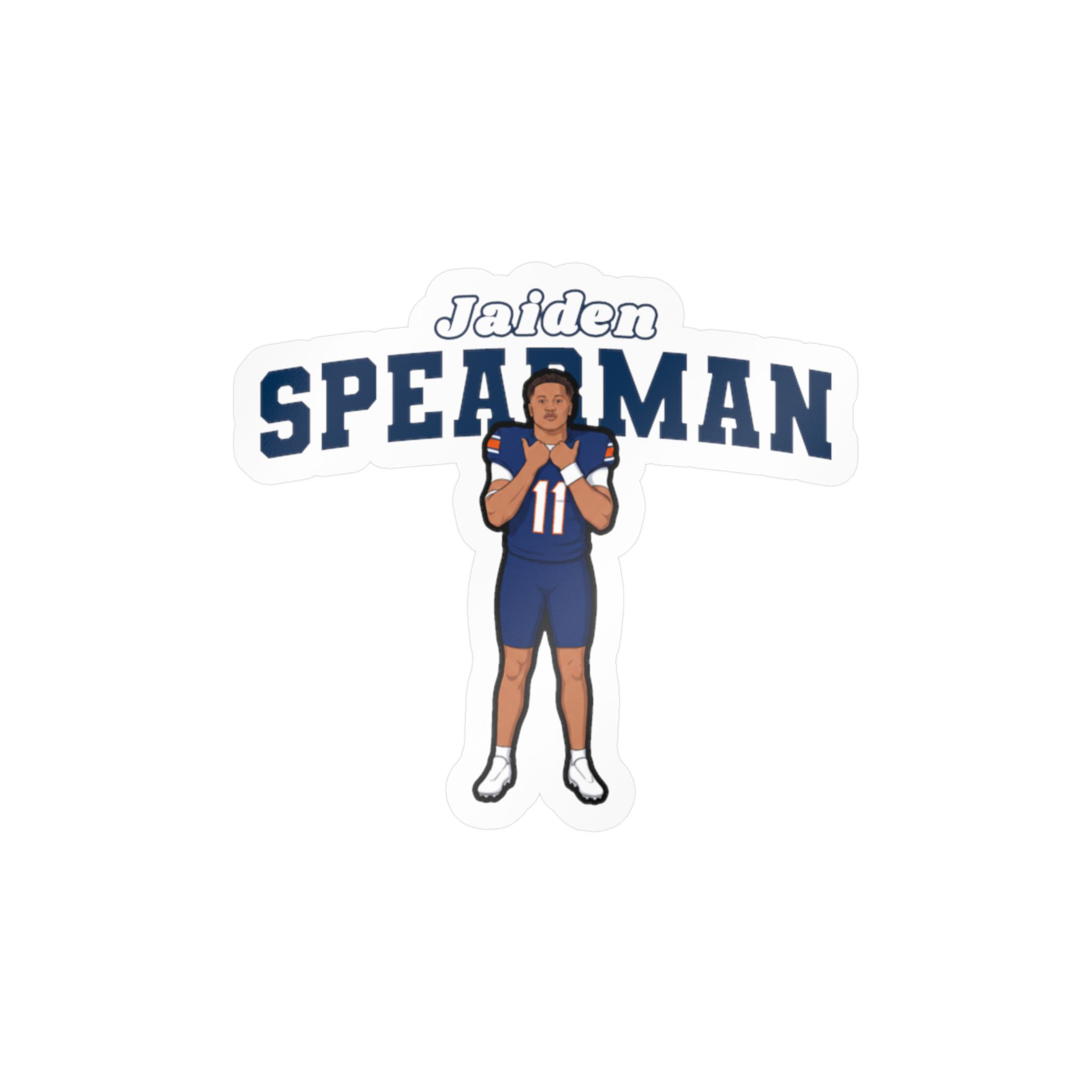 Vinyl Sticker — character_name_arch in Classic