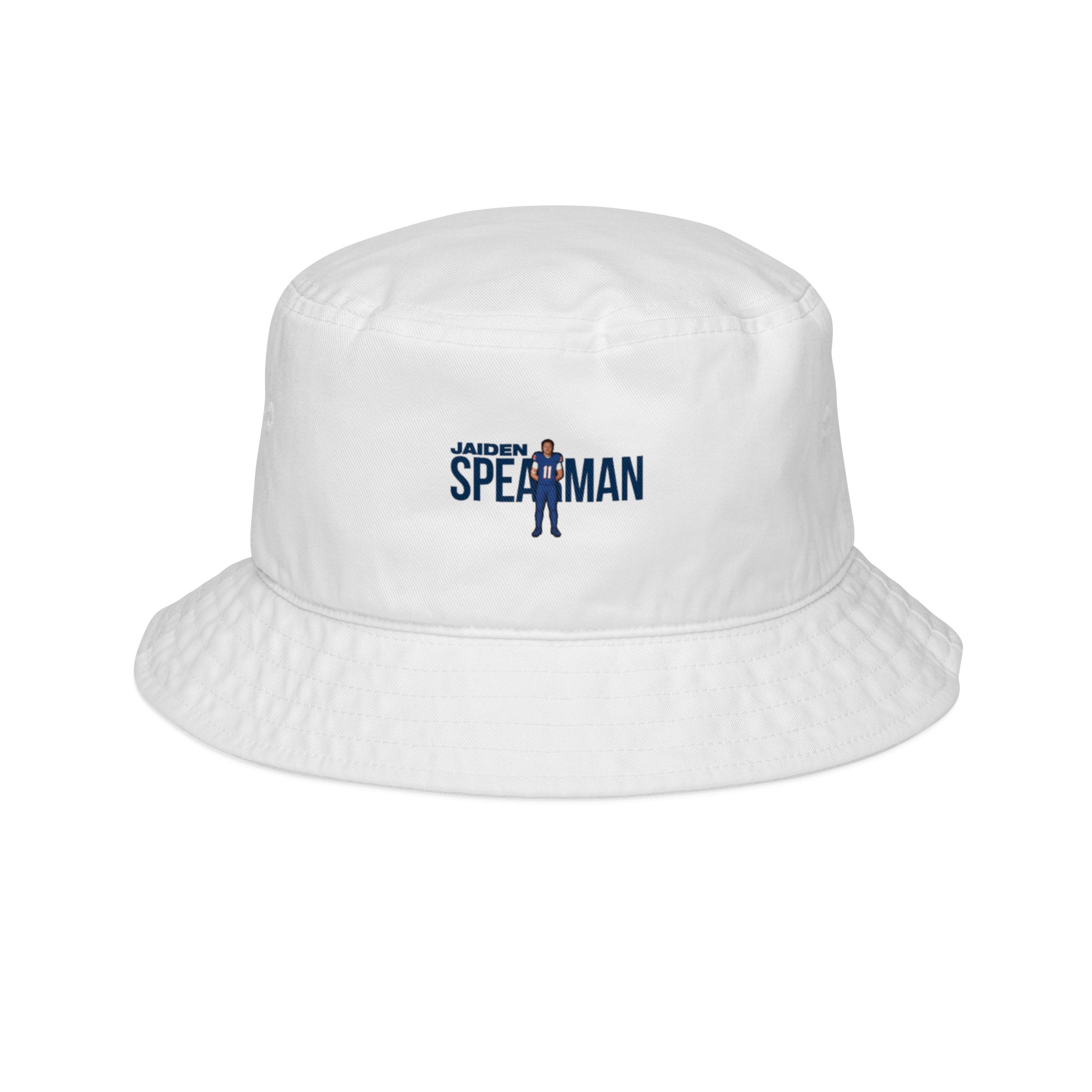 Bucket Hat — character_player_name in White