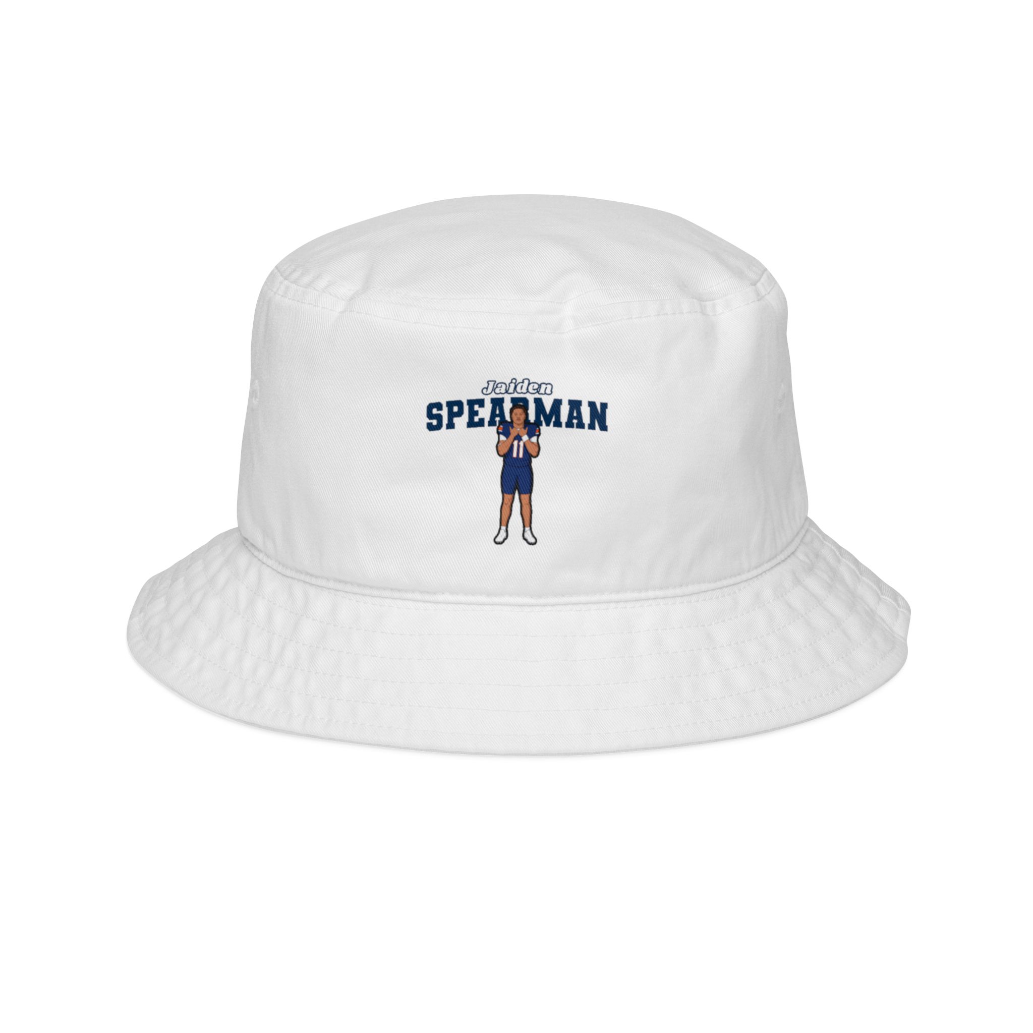 Bucket Hat — character_name_arch in White