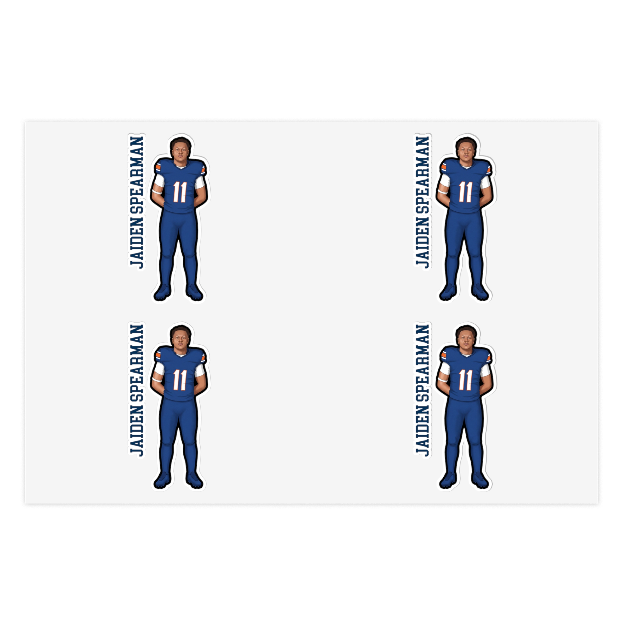 Sticker Sheet — character_name_vertical in Classic