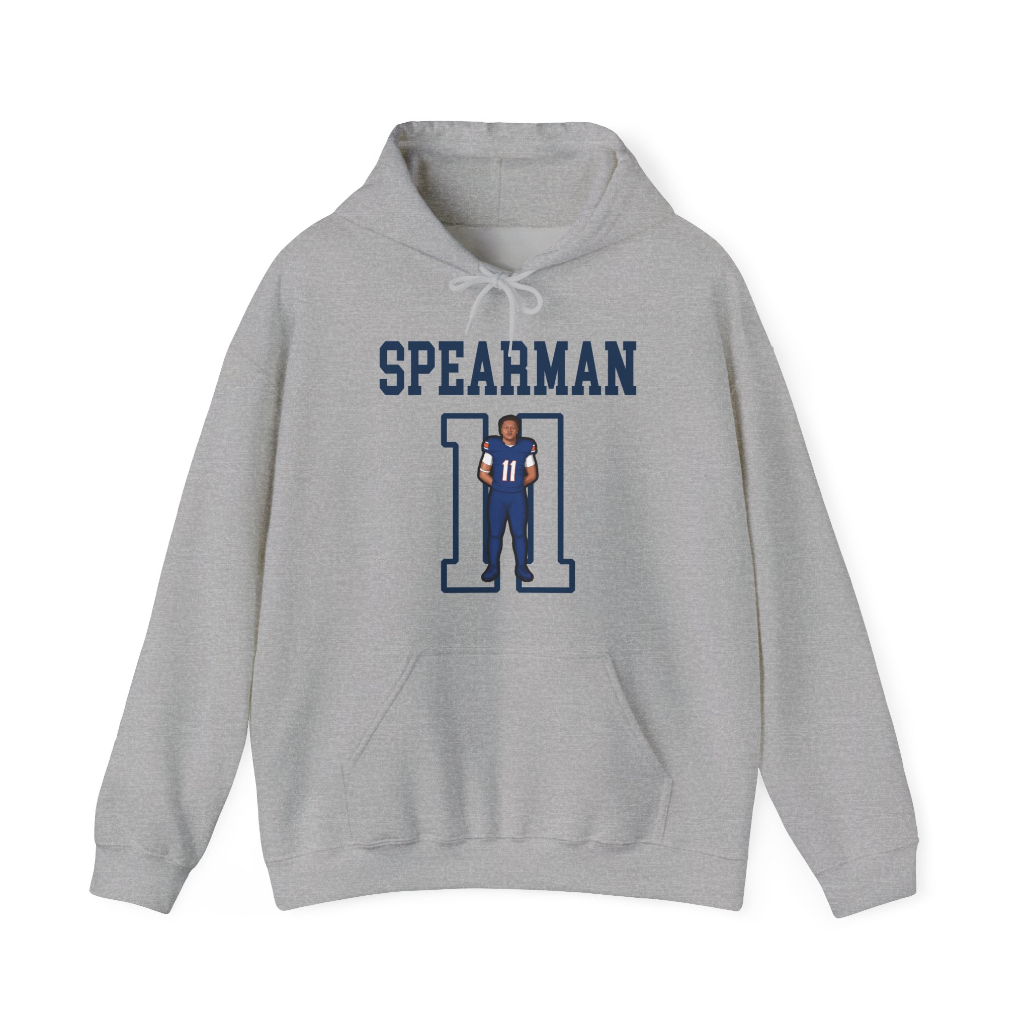 Hoodie — character_shirsey in Grey