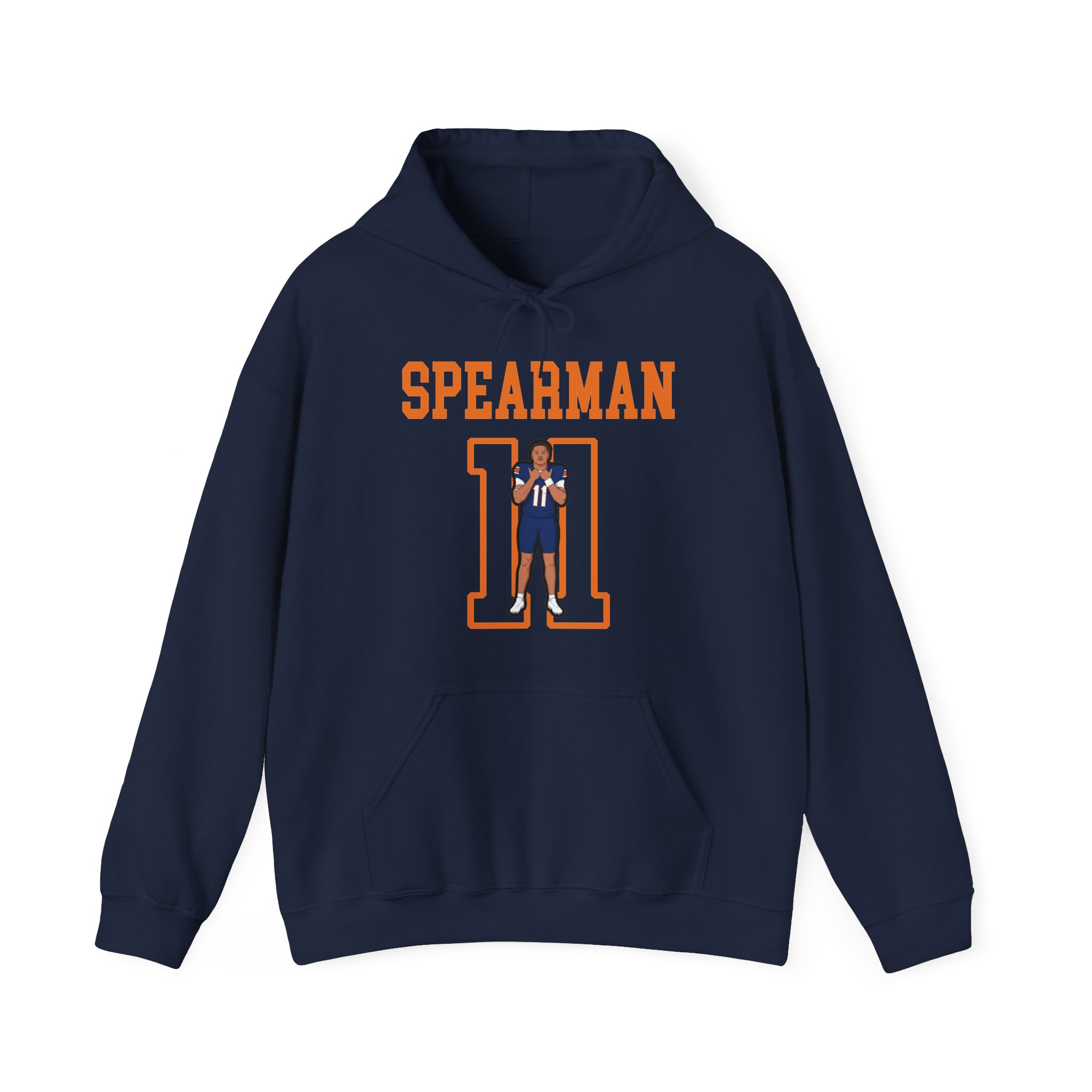 Hoodie — character_shirsey in Navy