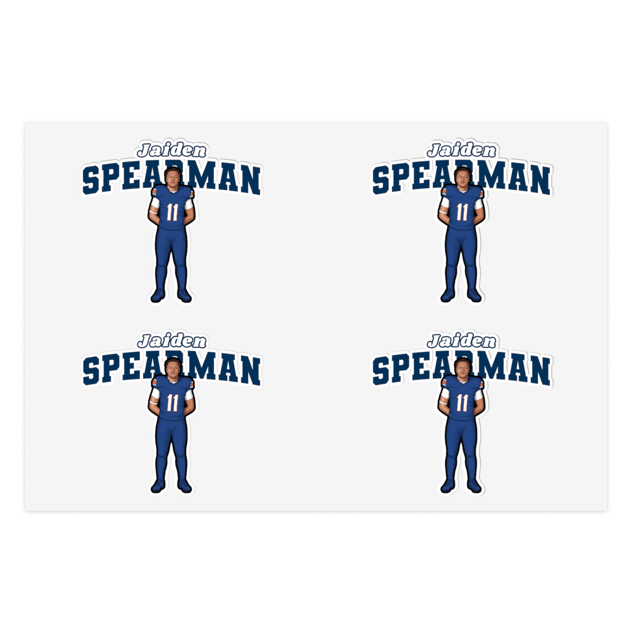 Sticker Sheet — character_name_arch in Classic