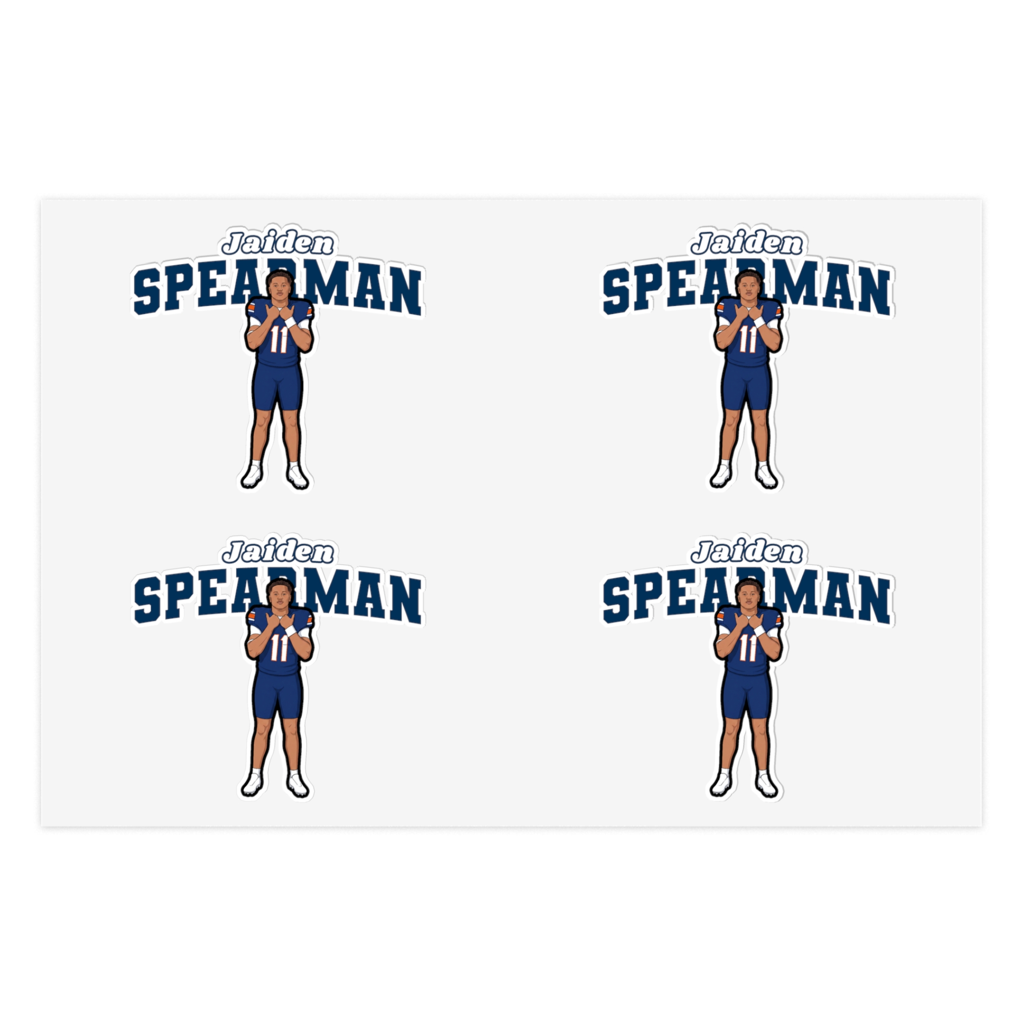 Sticker Sheet — character_name_arch in Classic