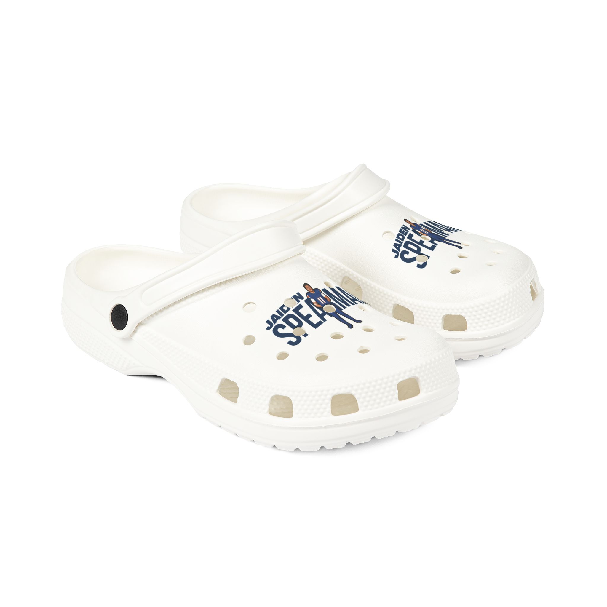 Rubber Clogs — character_player_name in White
