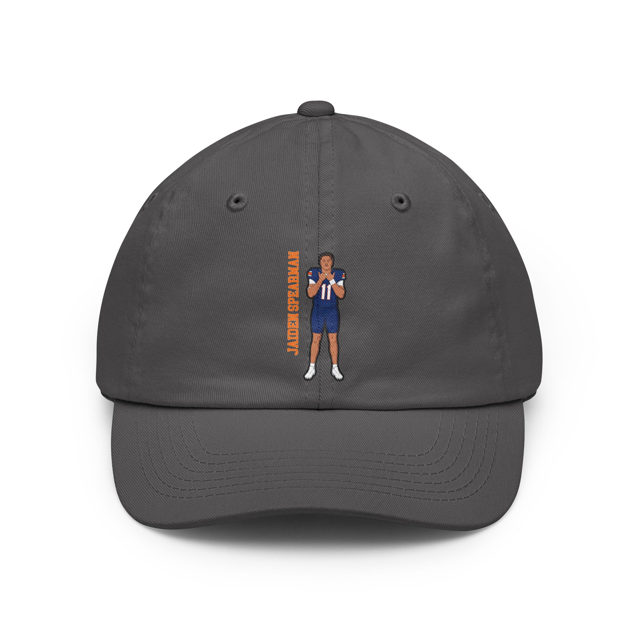 Classic Cap — character_name_vertical in Grey