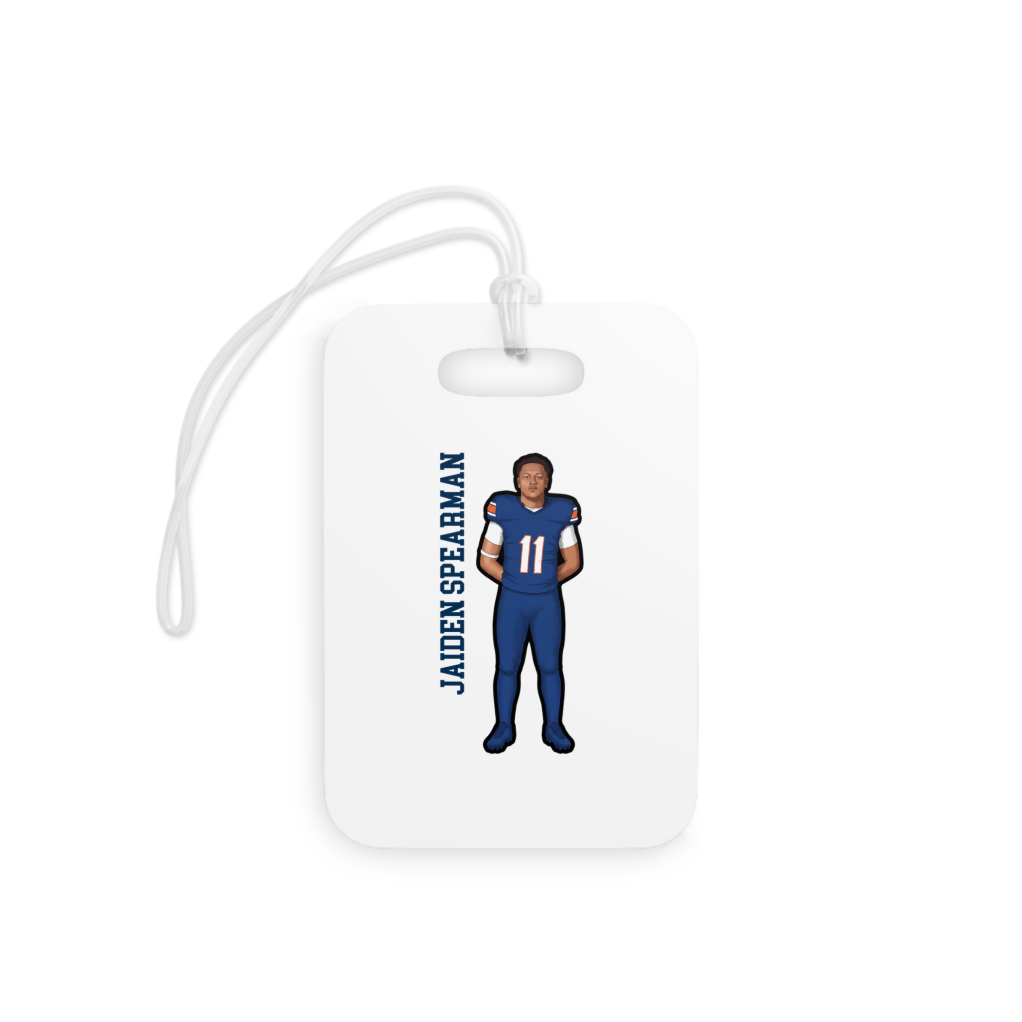 Bag Tag — character_name_vertical in Classic