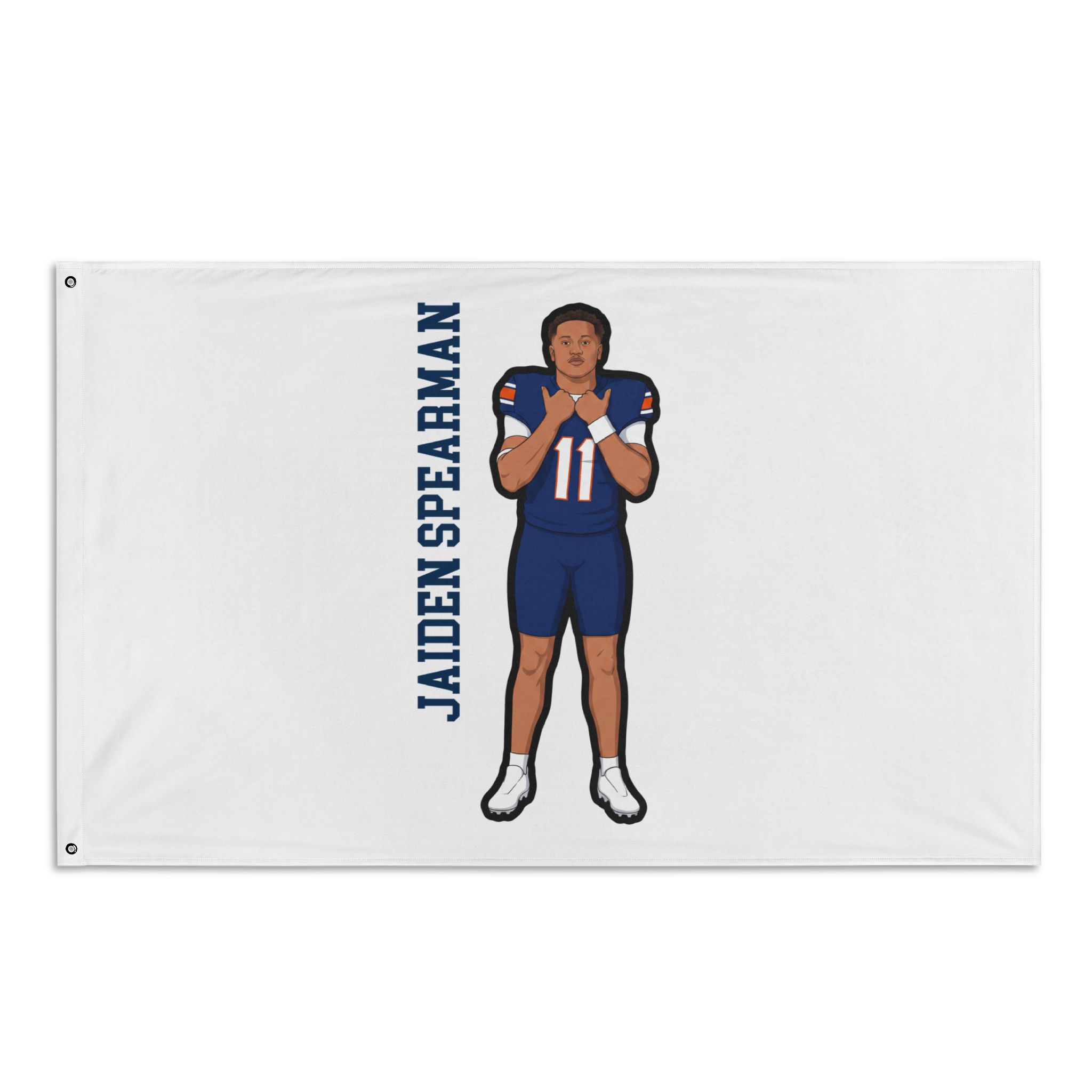 Flag (35 × 56 in) — character_name_vertical in Classic