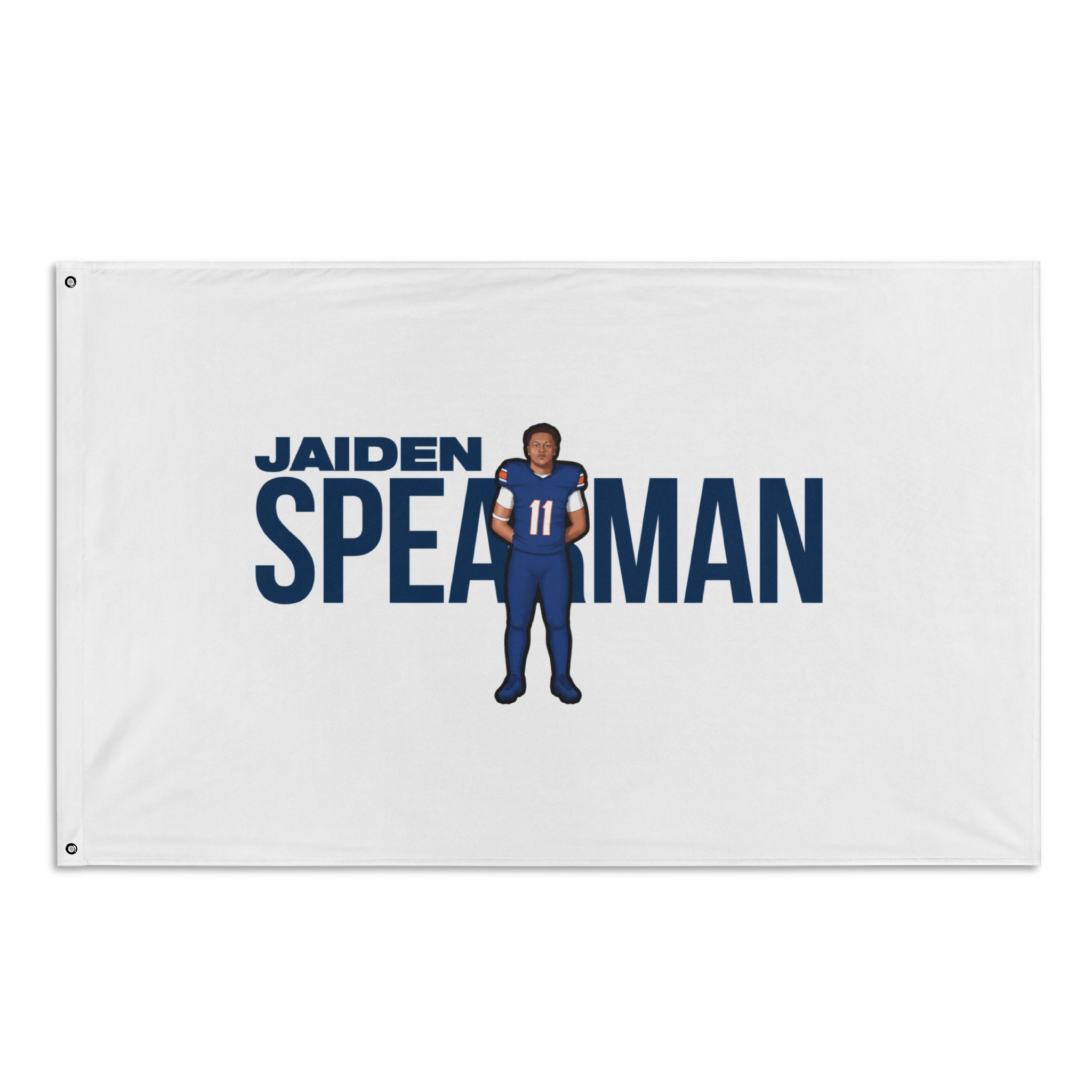 Flag (35 × 56 in) — character_player_name in Classic