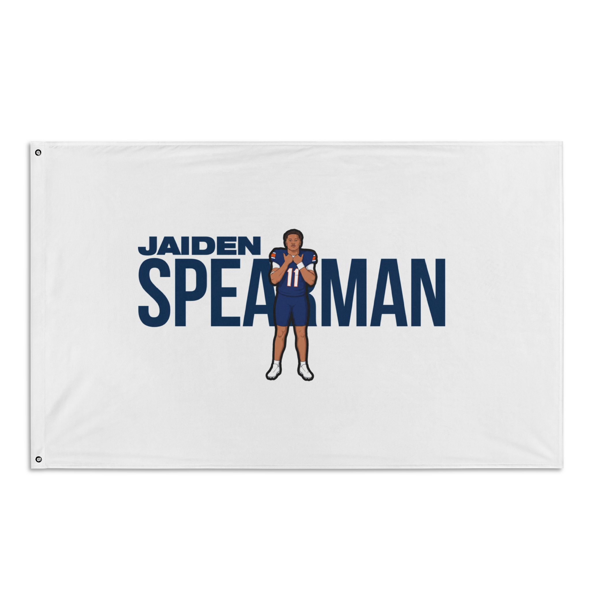 Flag (35 × 56 in) — character_player_name in Classic
