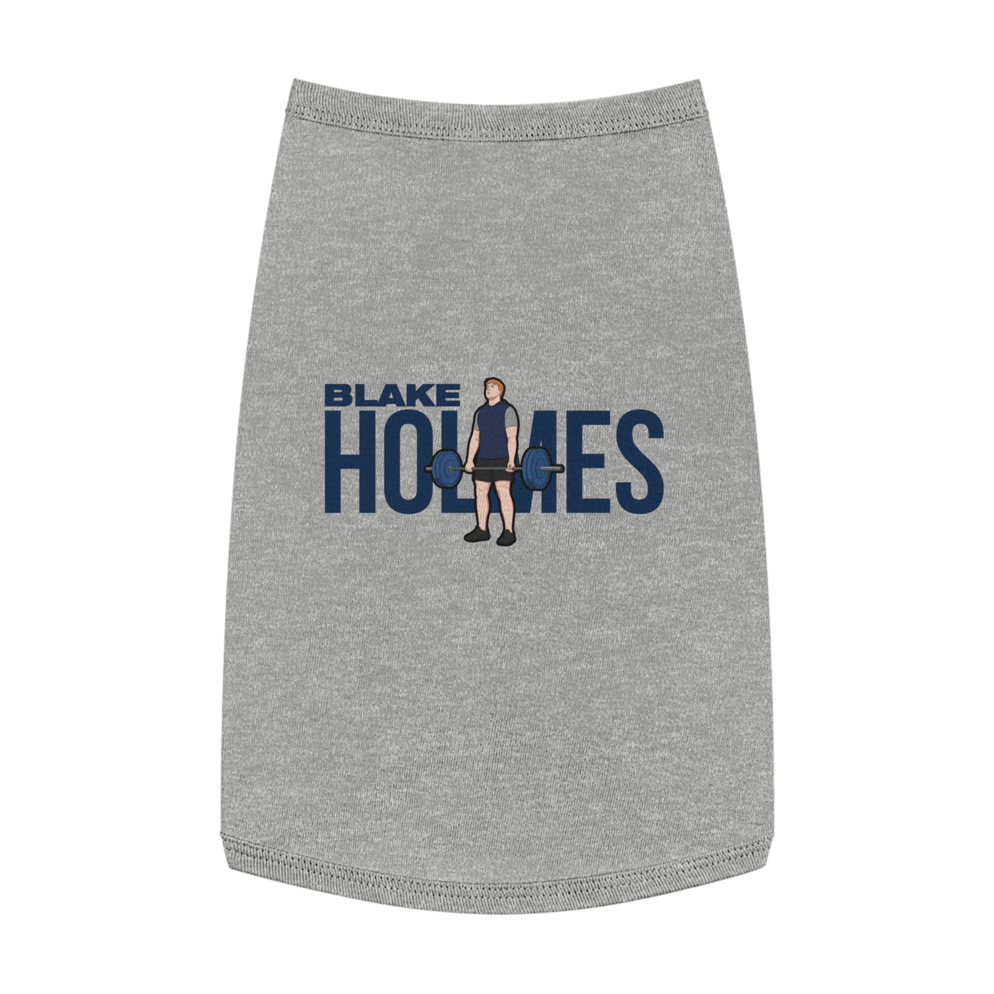 Pet Tank Top — character_player_name in White