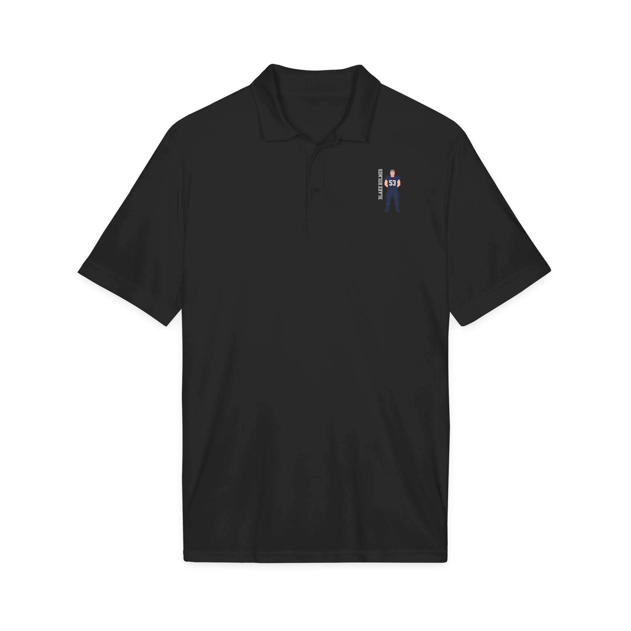 Polo — character_name_vertical in Black