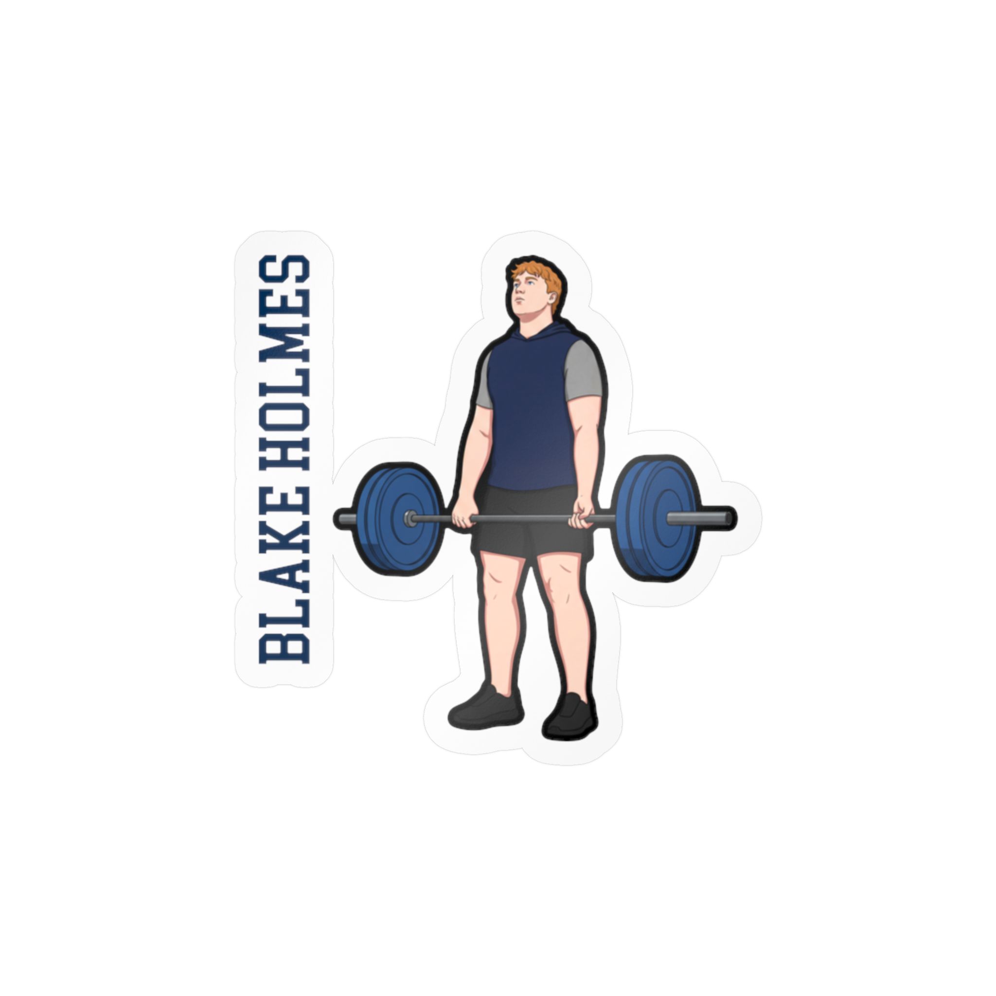 Vinyl Sticker — character_name_vertical in Classic