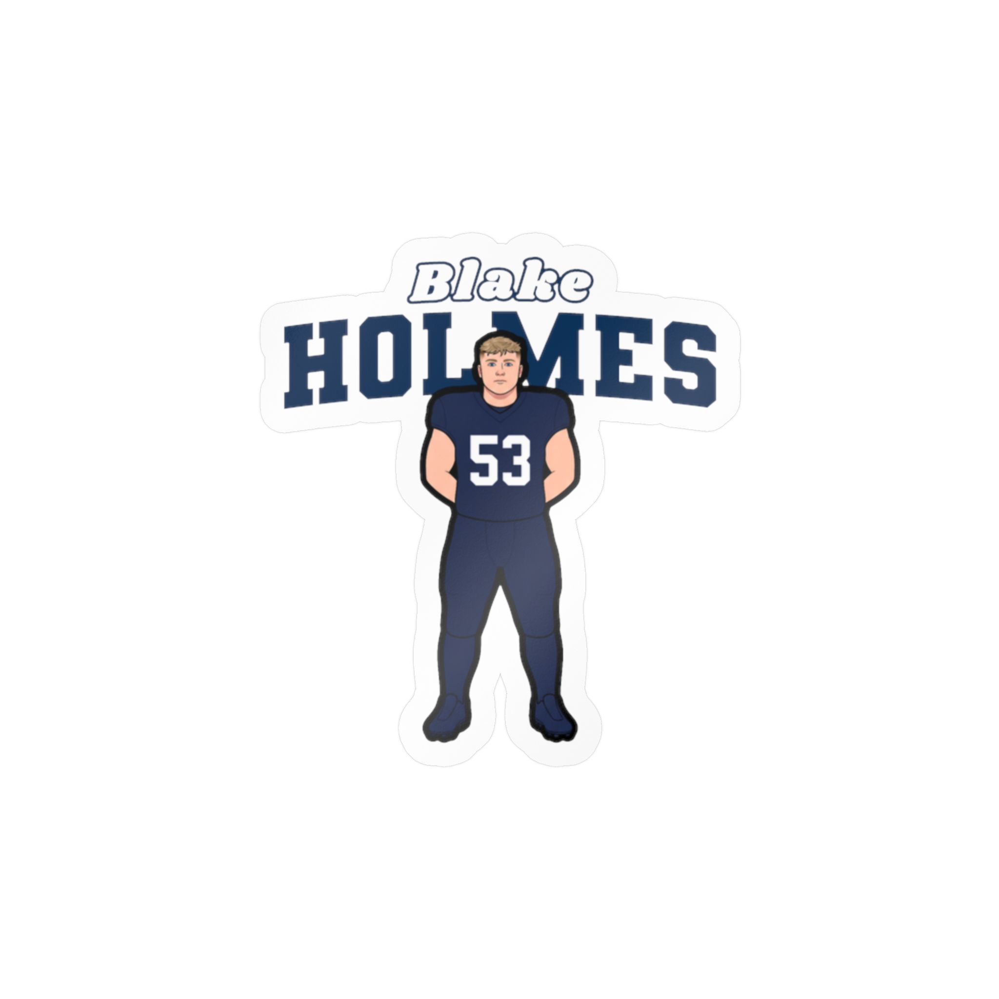 Vinyl Sticker — character_name_arch in Classic