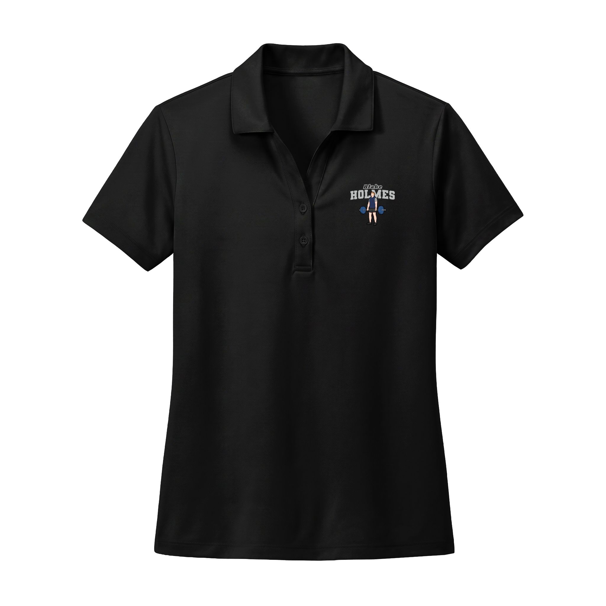 Women's Polo — character_name_arch in Black