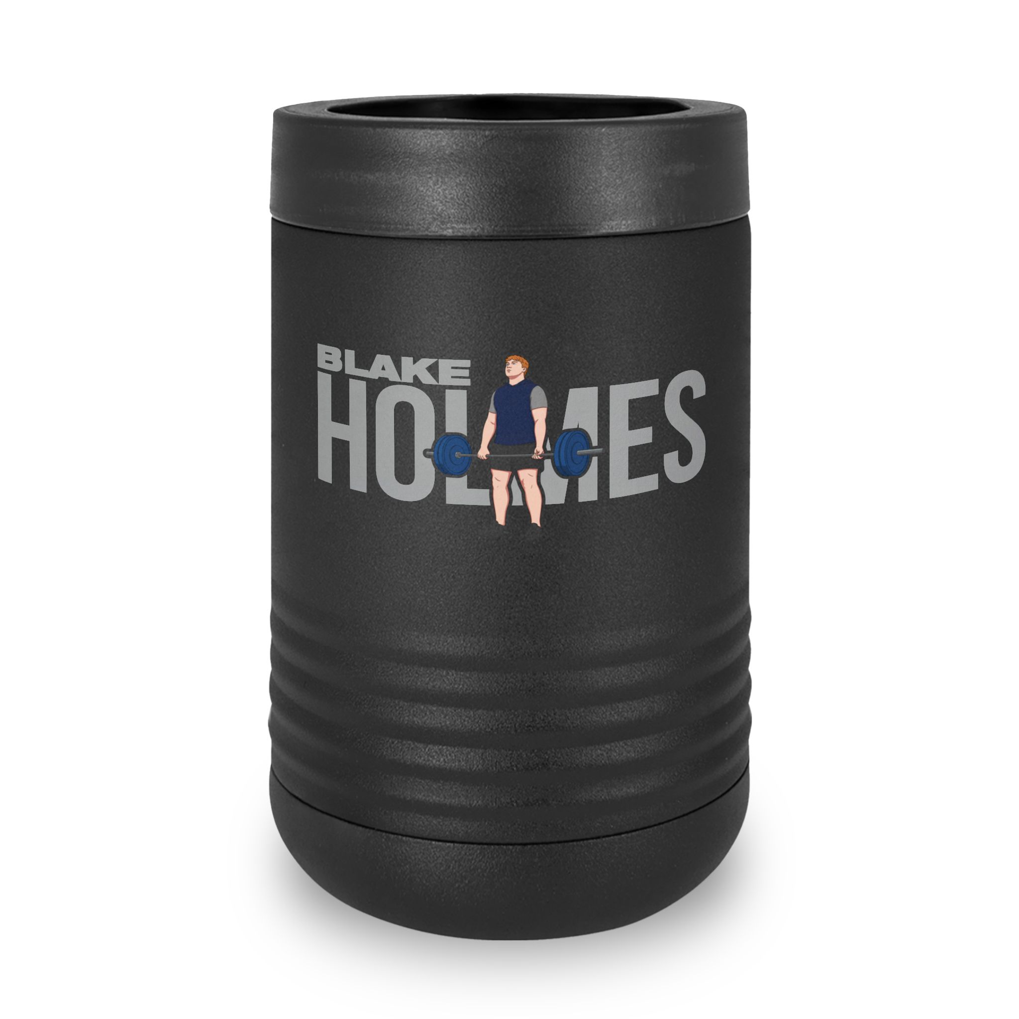 Stainless Can Cooler — character_player_name in Black