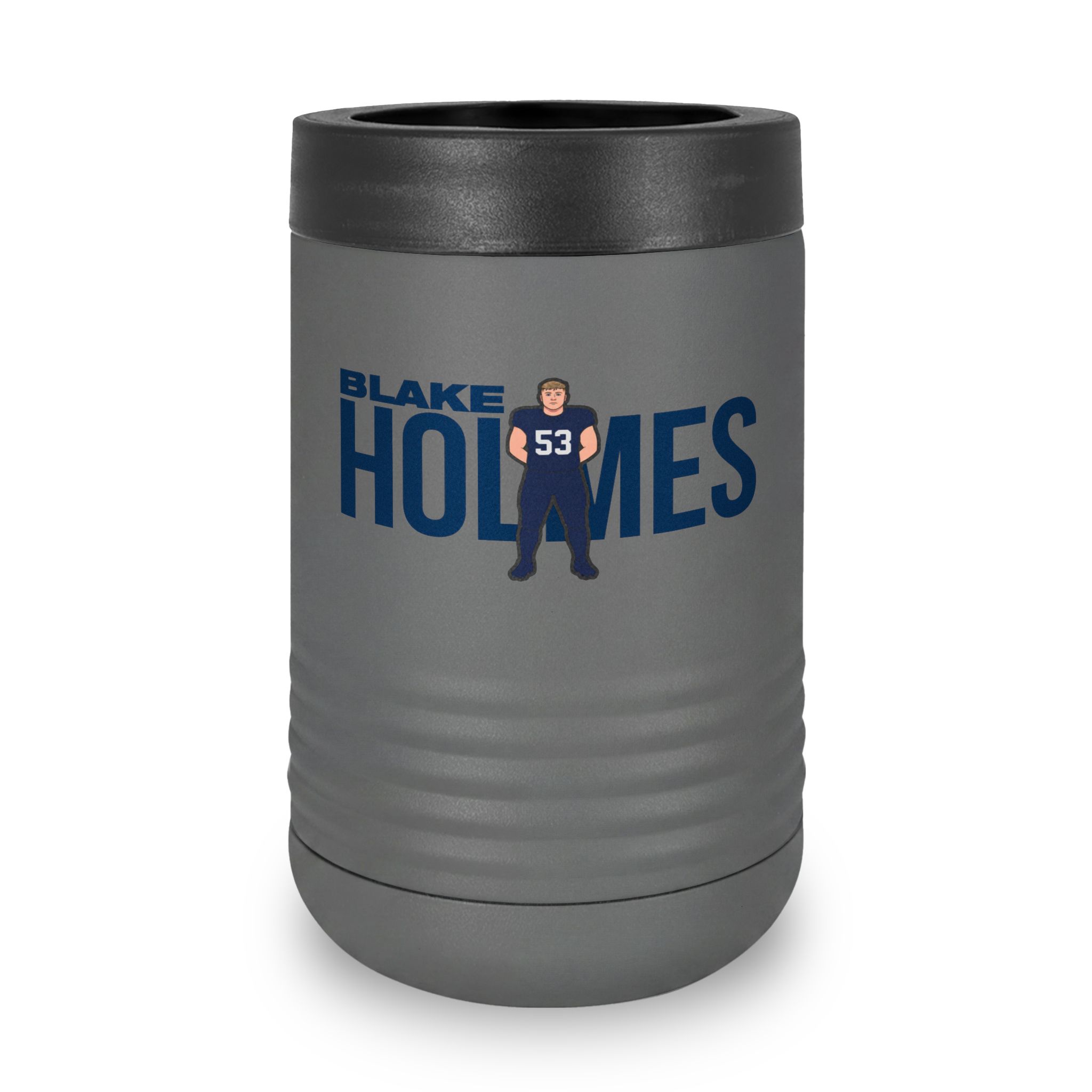 Stainless Can Cooler — character_player_name in Grey