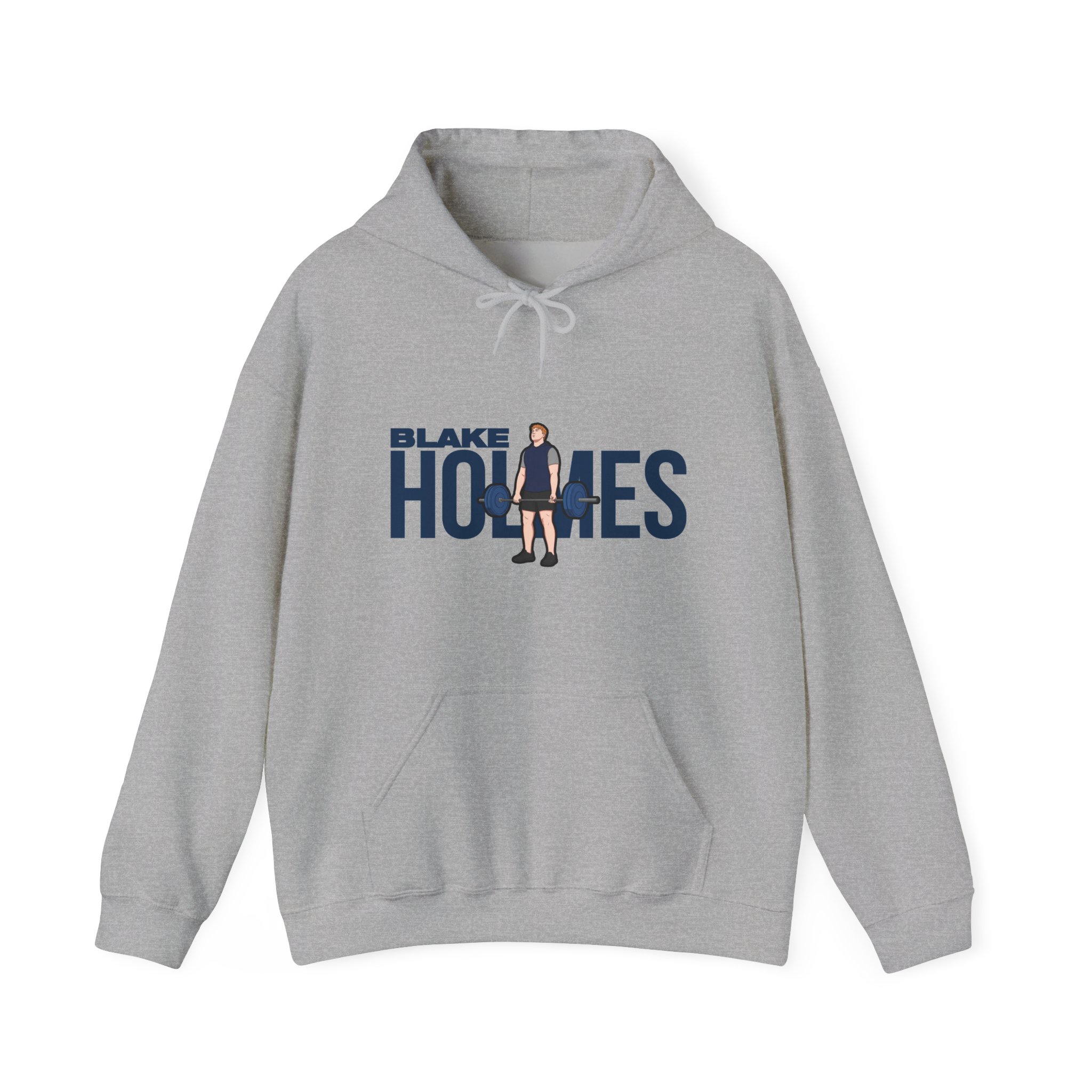 Hoodie — character_player_name in Grey