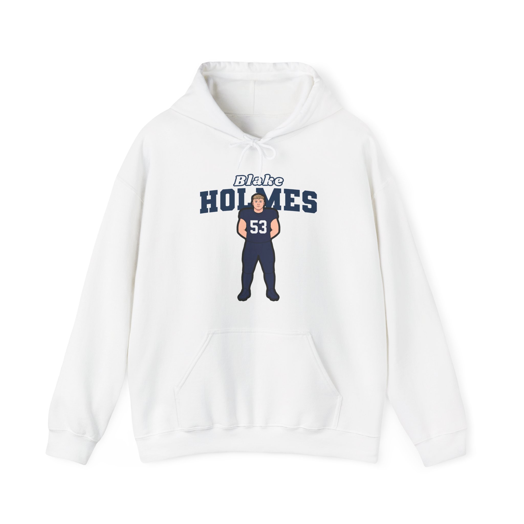 Hoodie — character_name_arch in White