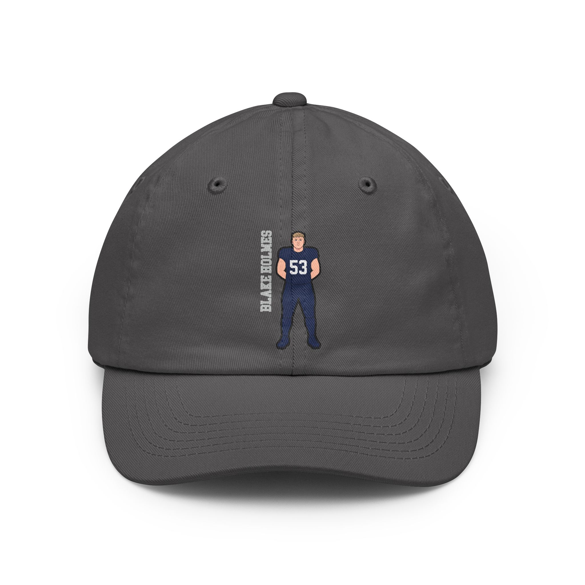 Classic Cap — character_name_vertical in Grey