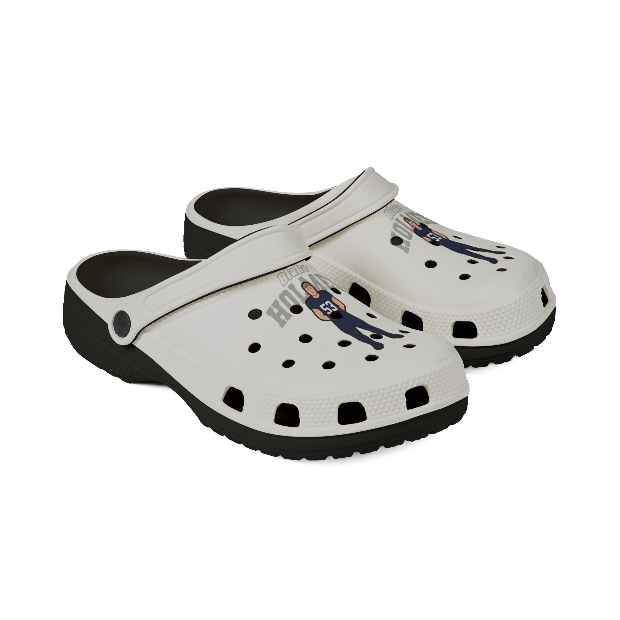 Rubber Clogs — character_name_arch in Black