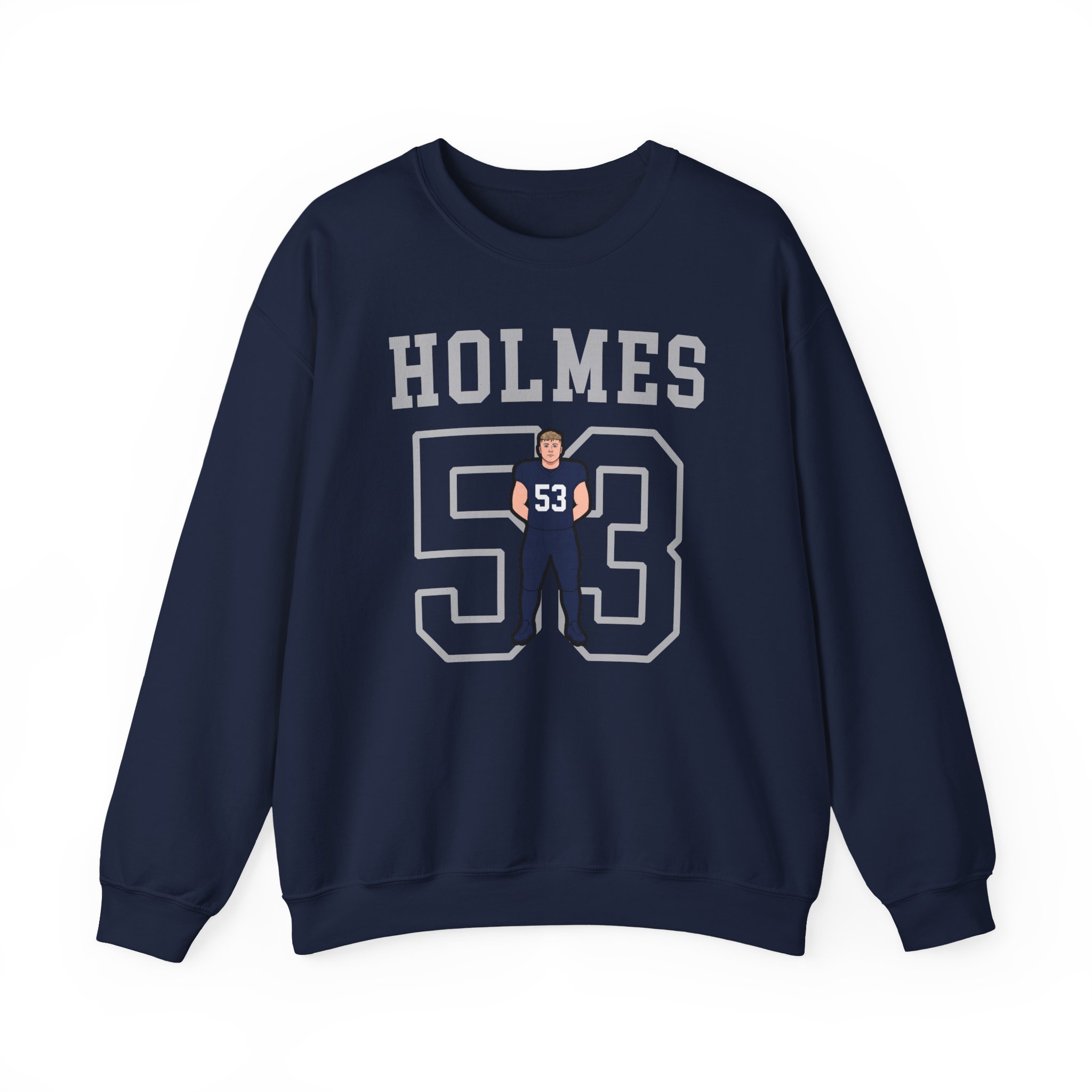 Crewneck Sweatshirt — character_shirsey in Navy