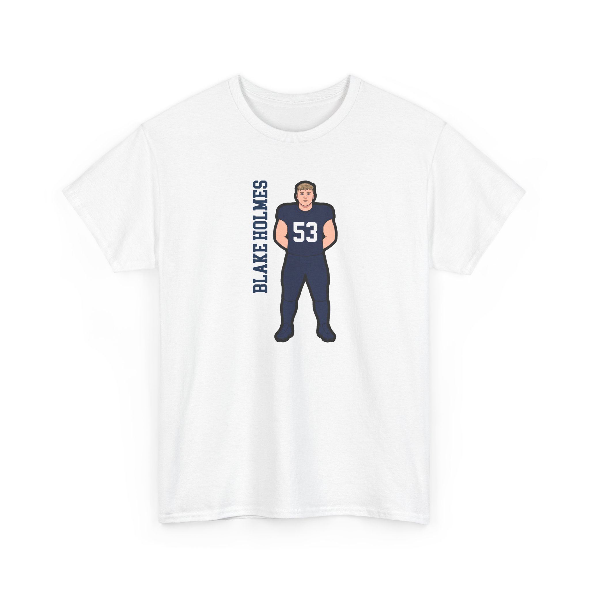 Tee — character_name_vertical in White