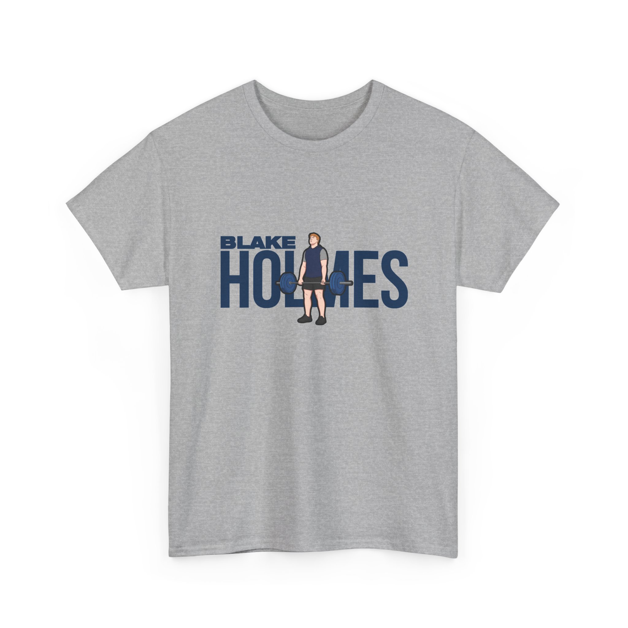 Tee — character_player_name in Grey