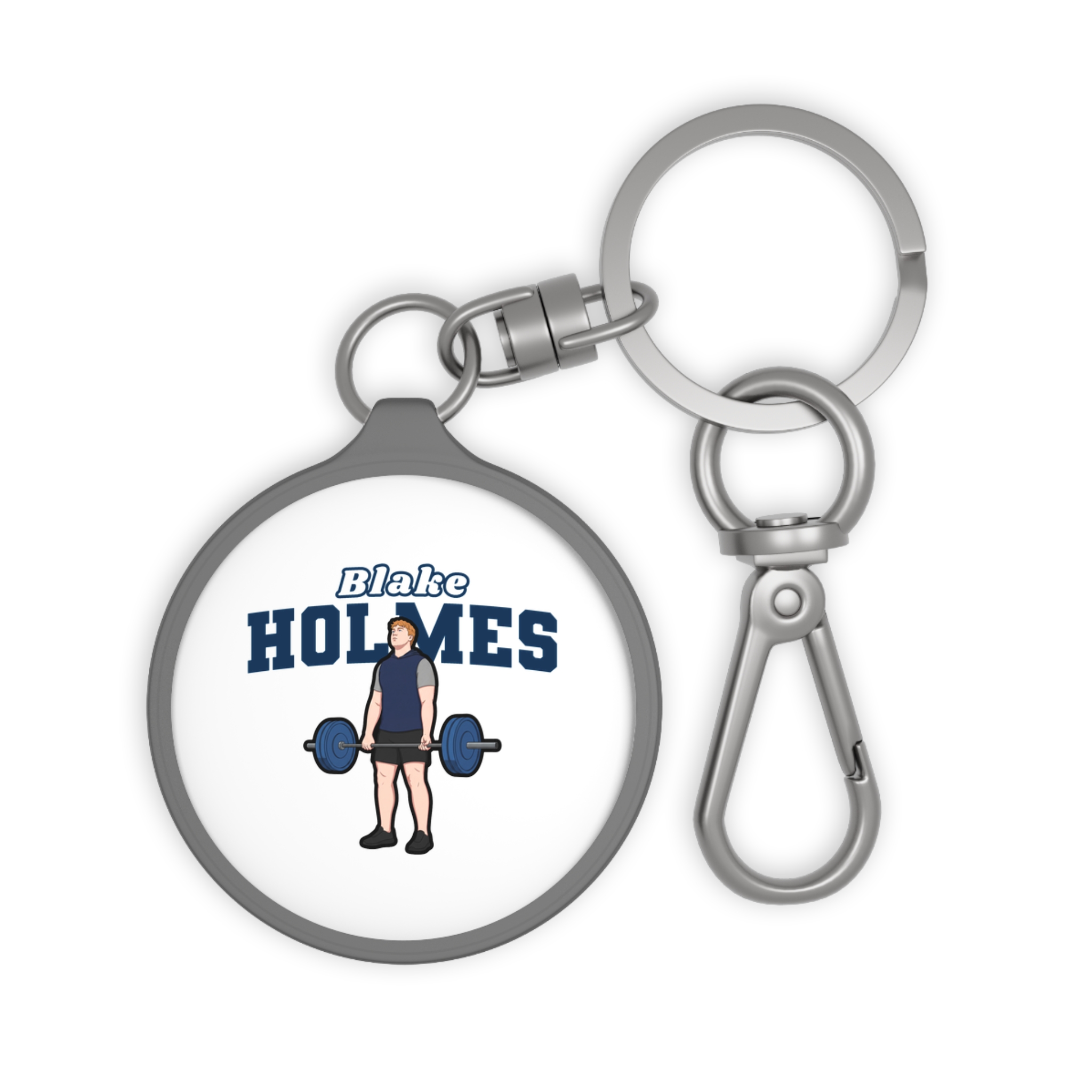 Keychain — character_name_arch in Grey